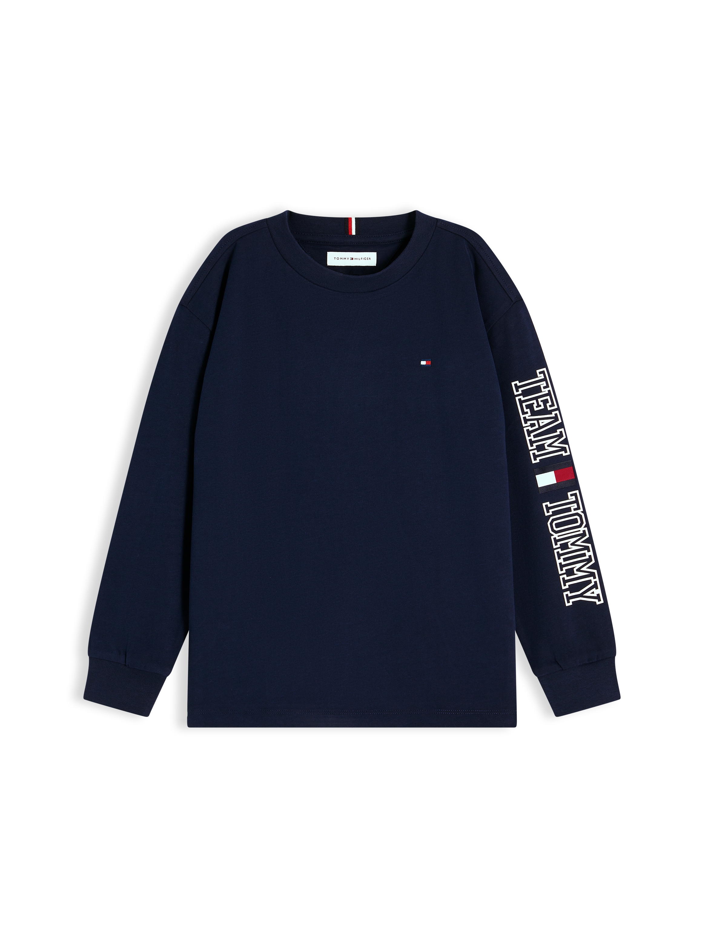 Tommy Hilfiger Langarmshirt Regular Fit, Kinder bis 16 Jahre, Druck auf einem Arm