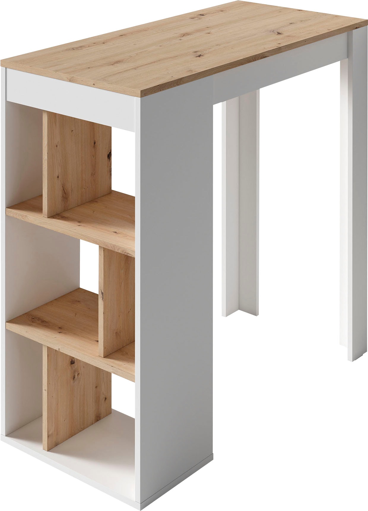 byLIVING Bargruppe »Essgruppe Casino 01, Moby« Set, Tisch mit Barhockern, 3 Stk. tlg. Barhocker höhenverstellbar