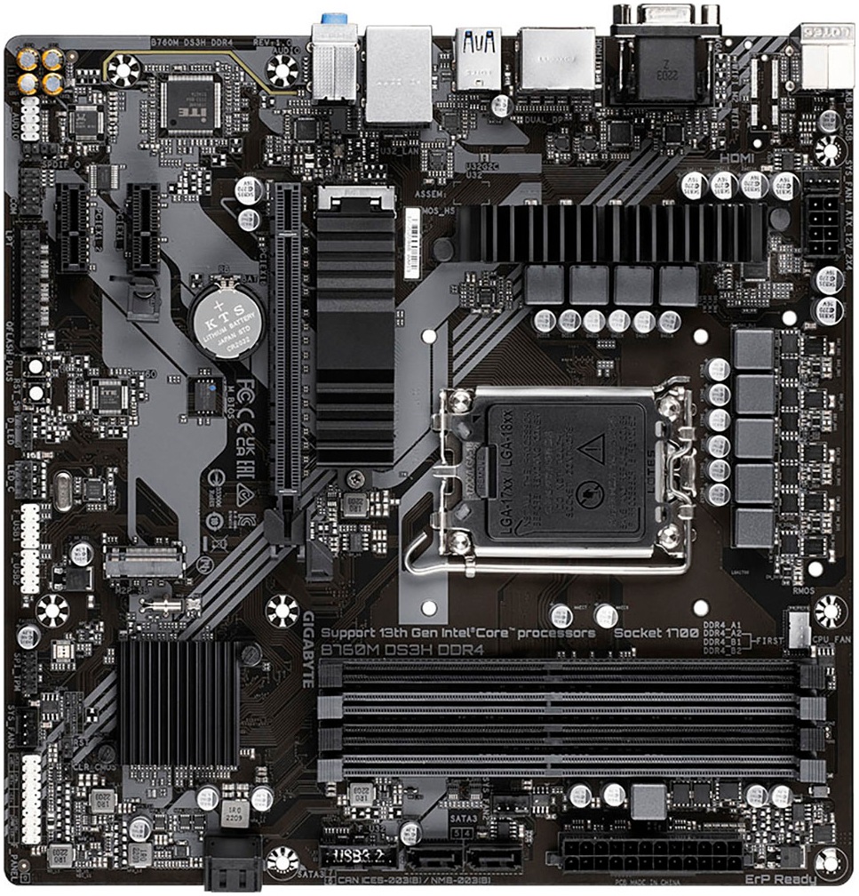 Gigabyte Mainboard »B760M DS3H DDR4«