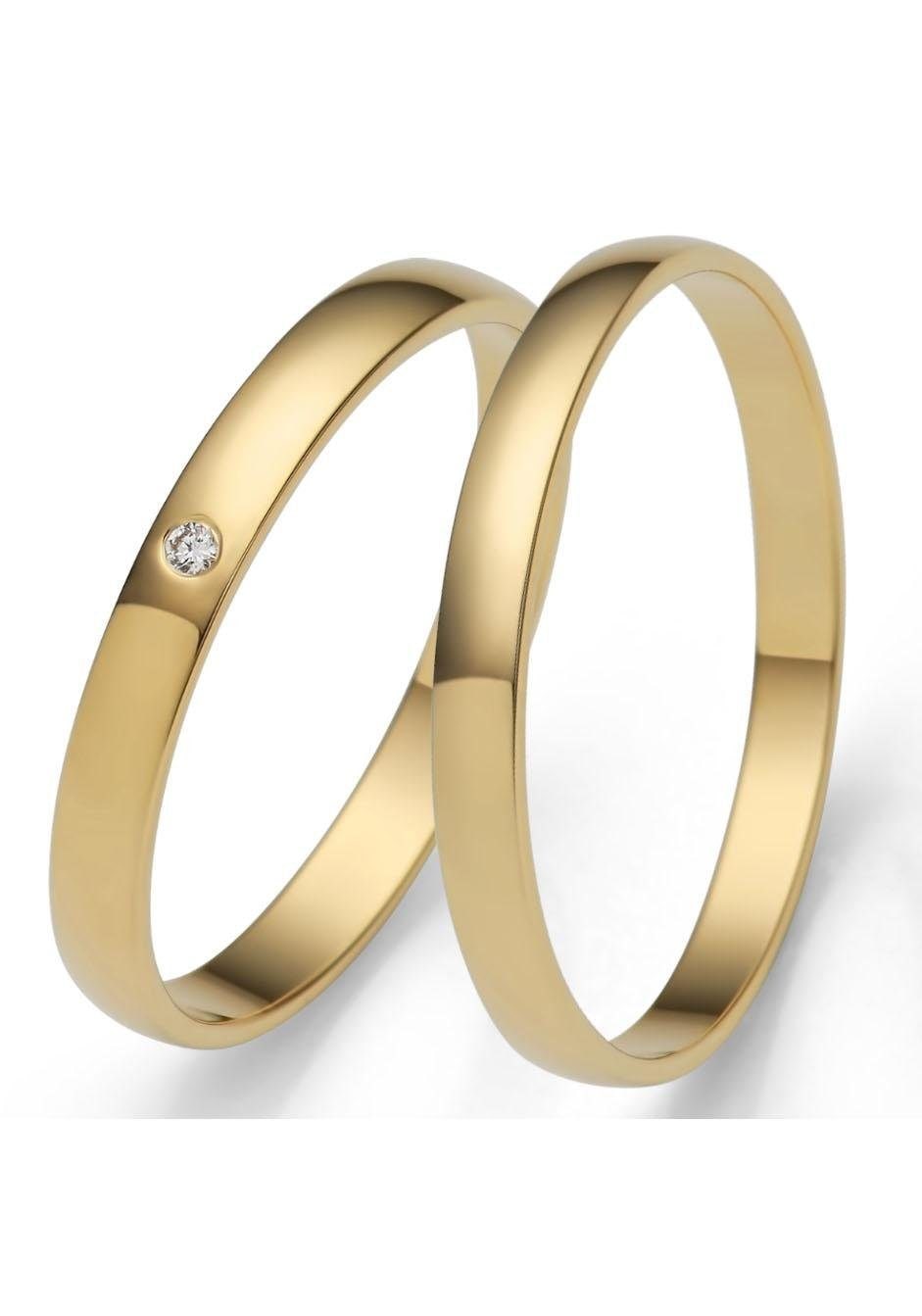 Trauring »Schmuck Geschenk Gold Hochzeit Ehering Trauring "LIEBE"«, Made in Germany,...