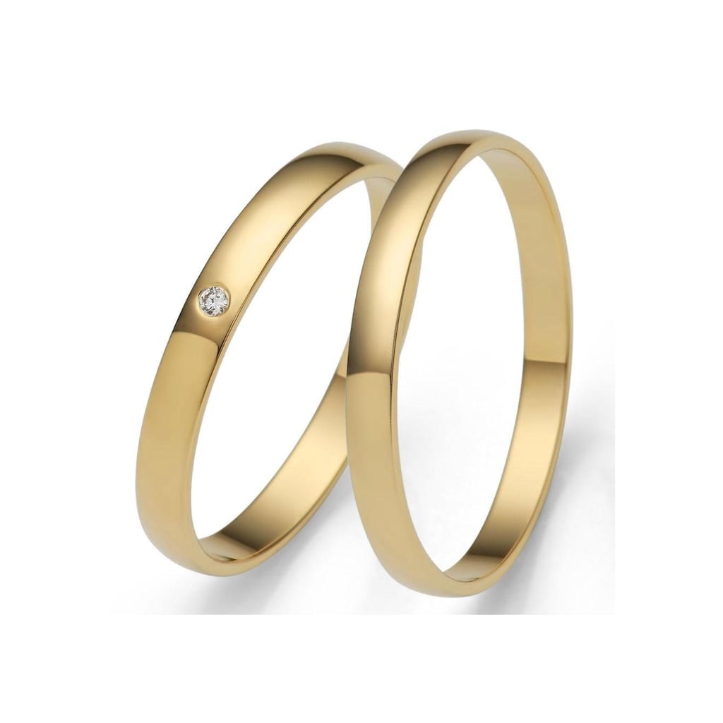 Firetti Trauring »Schmuck Geschenk Gold Hochzeit Ehering Trauring "LIEBE"«