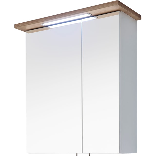PELIPAL Spiegelschrank »Quickset 923/947«, Breite 60 cm, 2-türig, eingelassene  LED-Beleuchtung, Steckdosenbox online kaufen | mit 3 Jahren XXL Garantie