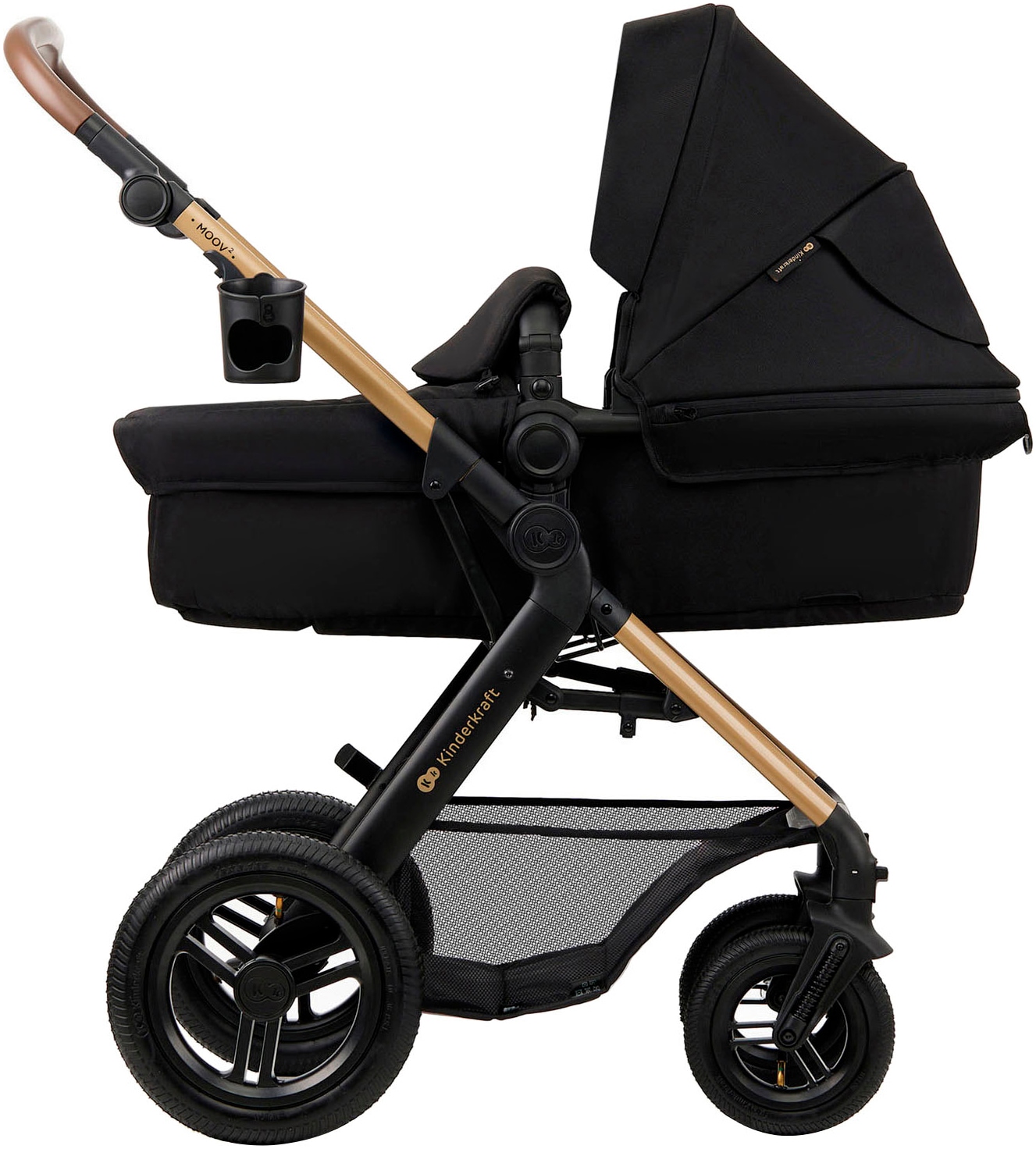 Kinderkraft Kombi-Kinderwagen »MOOV 2 4in1 AIR« 27 kg mit Luftreifen