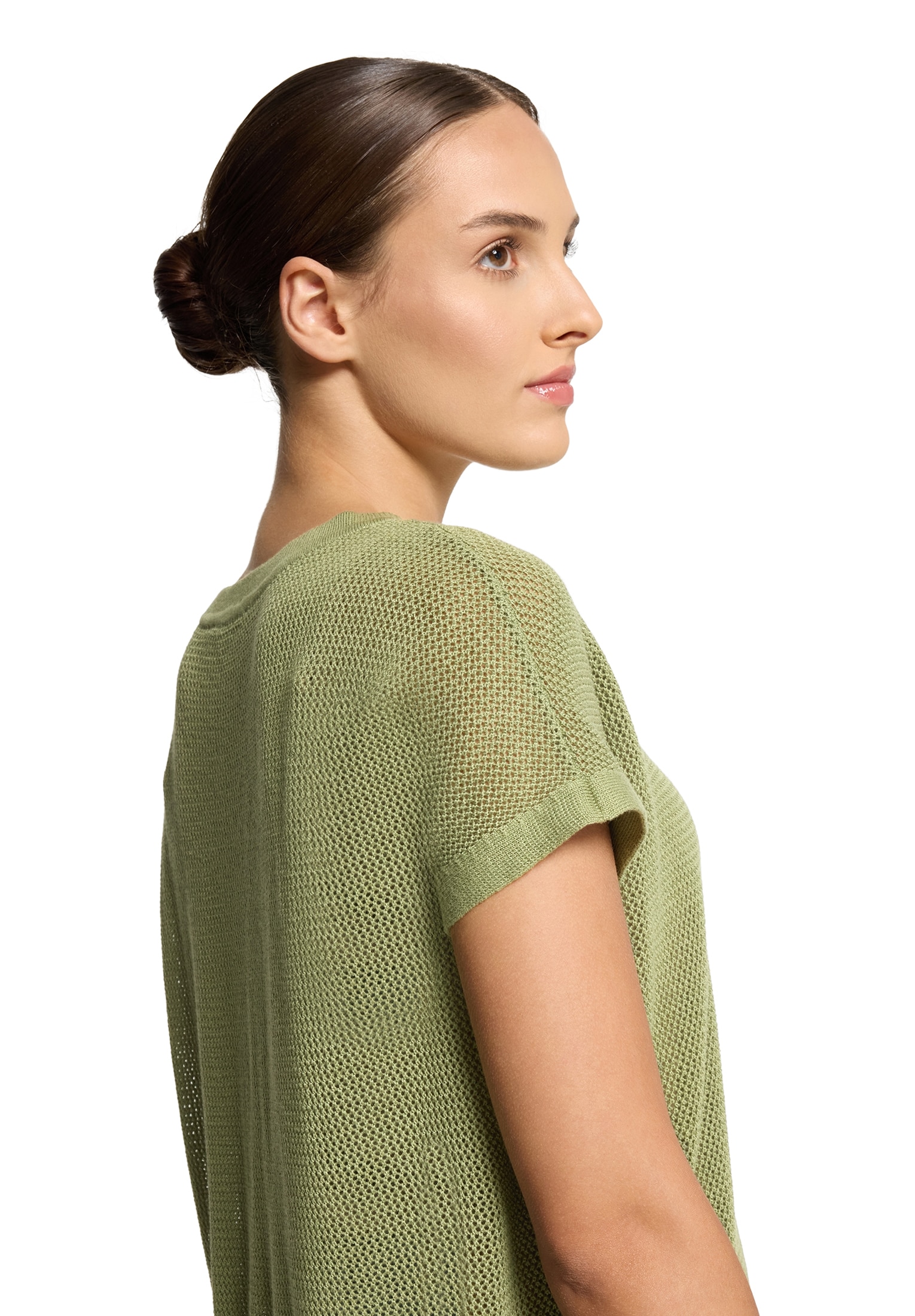 Betty Barclay Rundhalspullover »Lochstrick-Pullover ohne Arm«