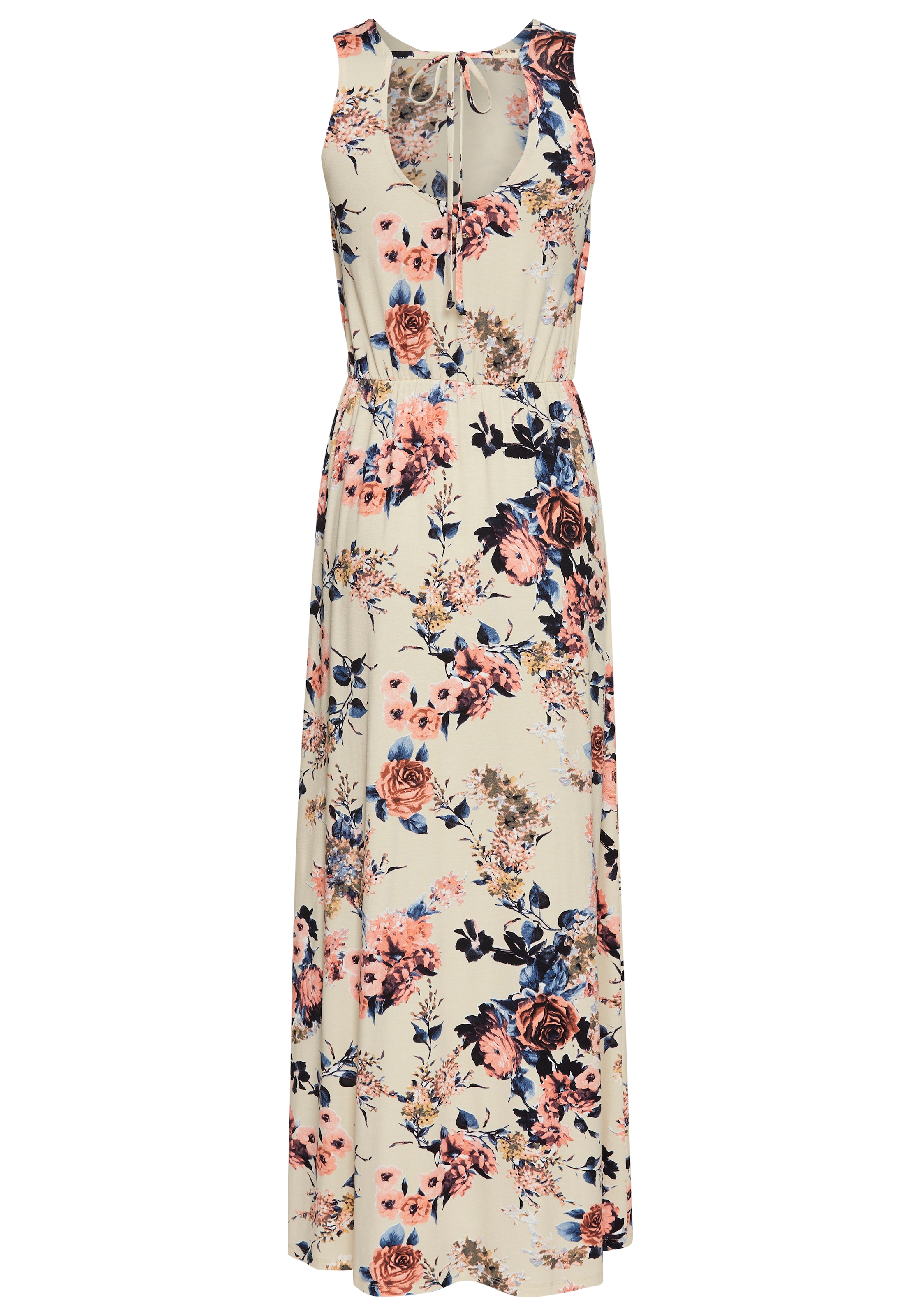 Laura Scott Maxikleid, mit hohem Rundhals vorn und tiefem hinten - NEUE KOLLEKTION