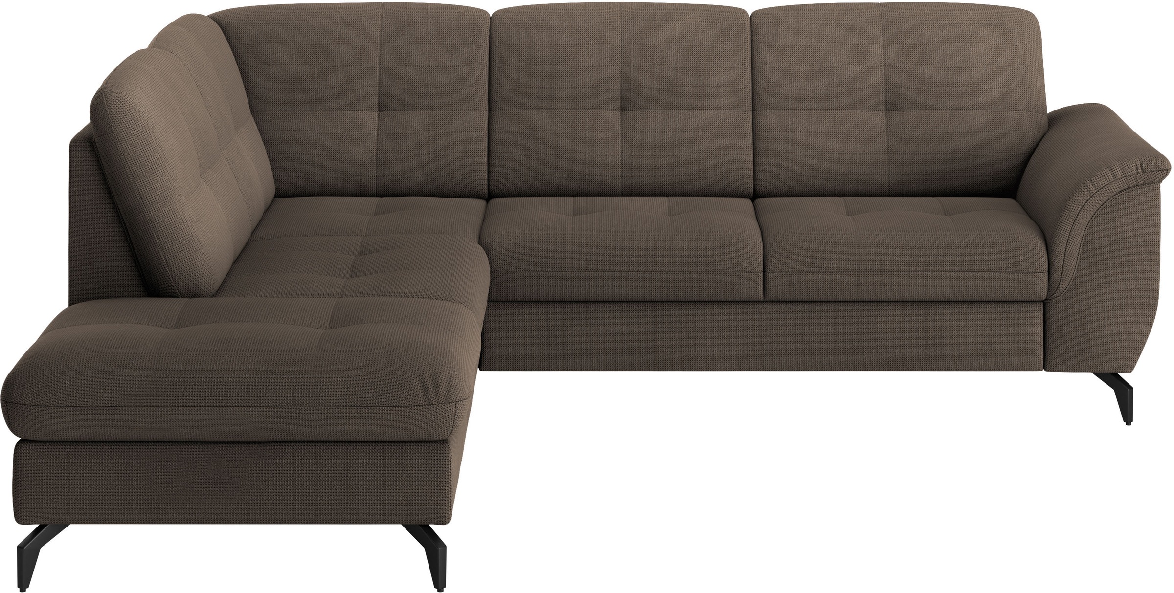 sit&more Ecksofa »Zora L-Form«, wahlweise mit Bettfunktion und Bettkasten