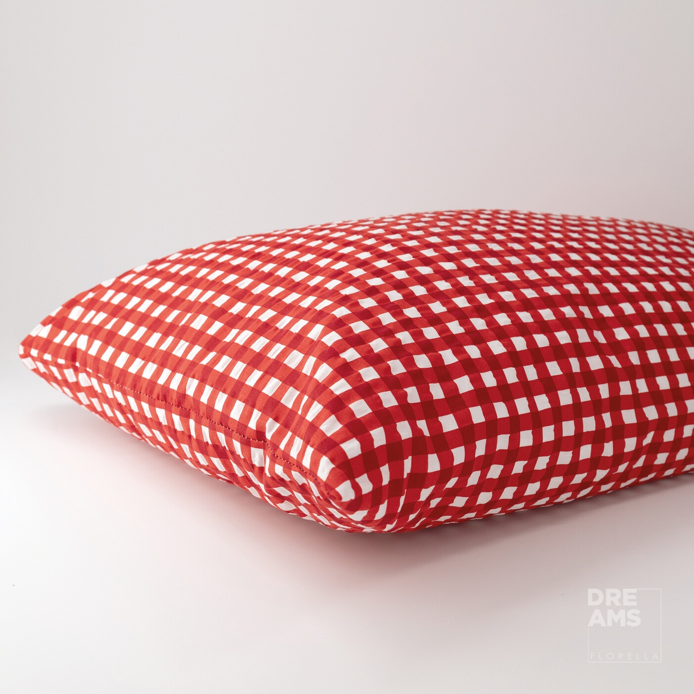 Florella Kissenbezüge »Vichy, Soft-Seersucker, 100 % BW, Doppelpack, für 2 Kissen 40x80 cm«, (2 St.)