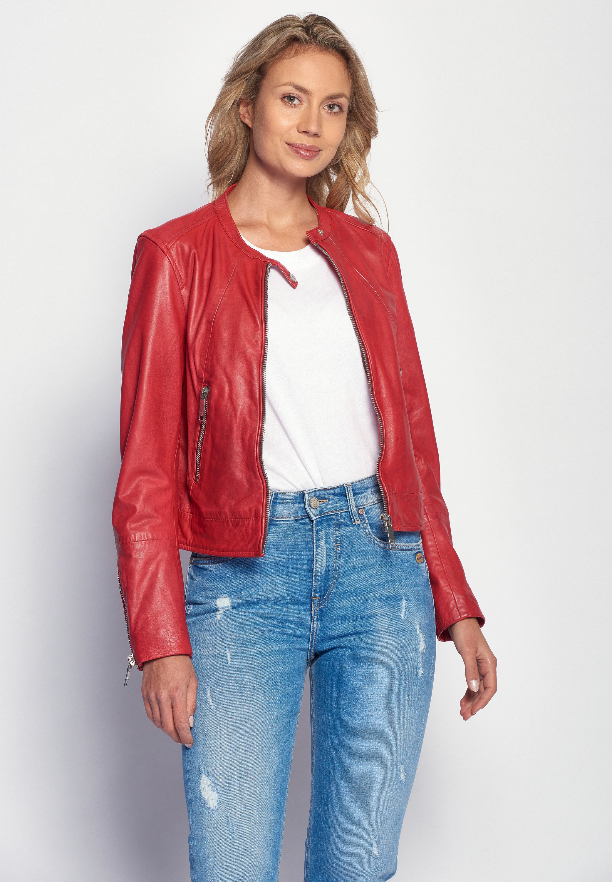 Maze Bikerjacke »Lederjacke«