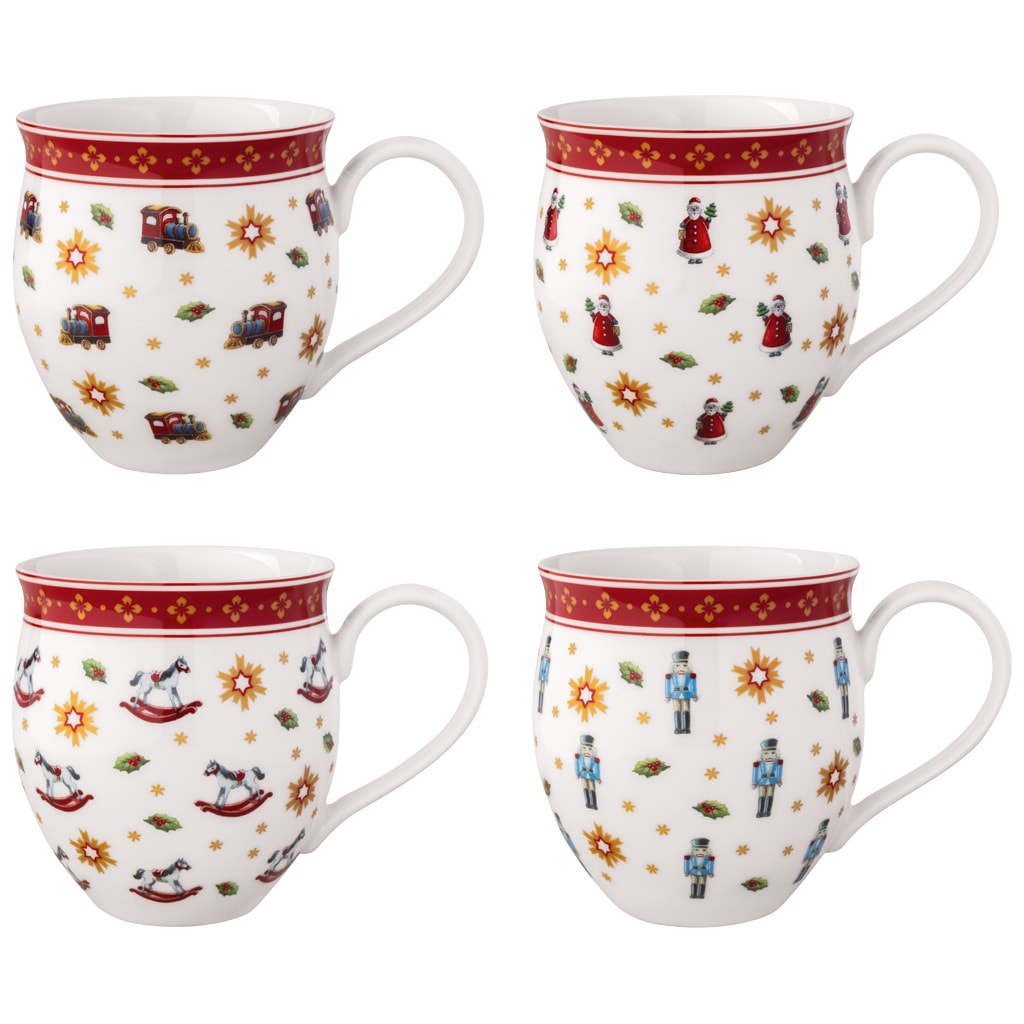 Villeroy & Boch Toys Delight Anniversary Set of 4 Mugs