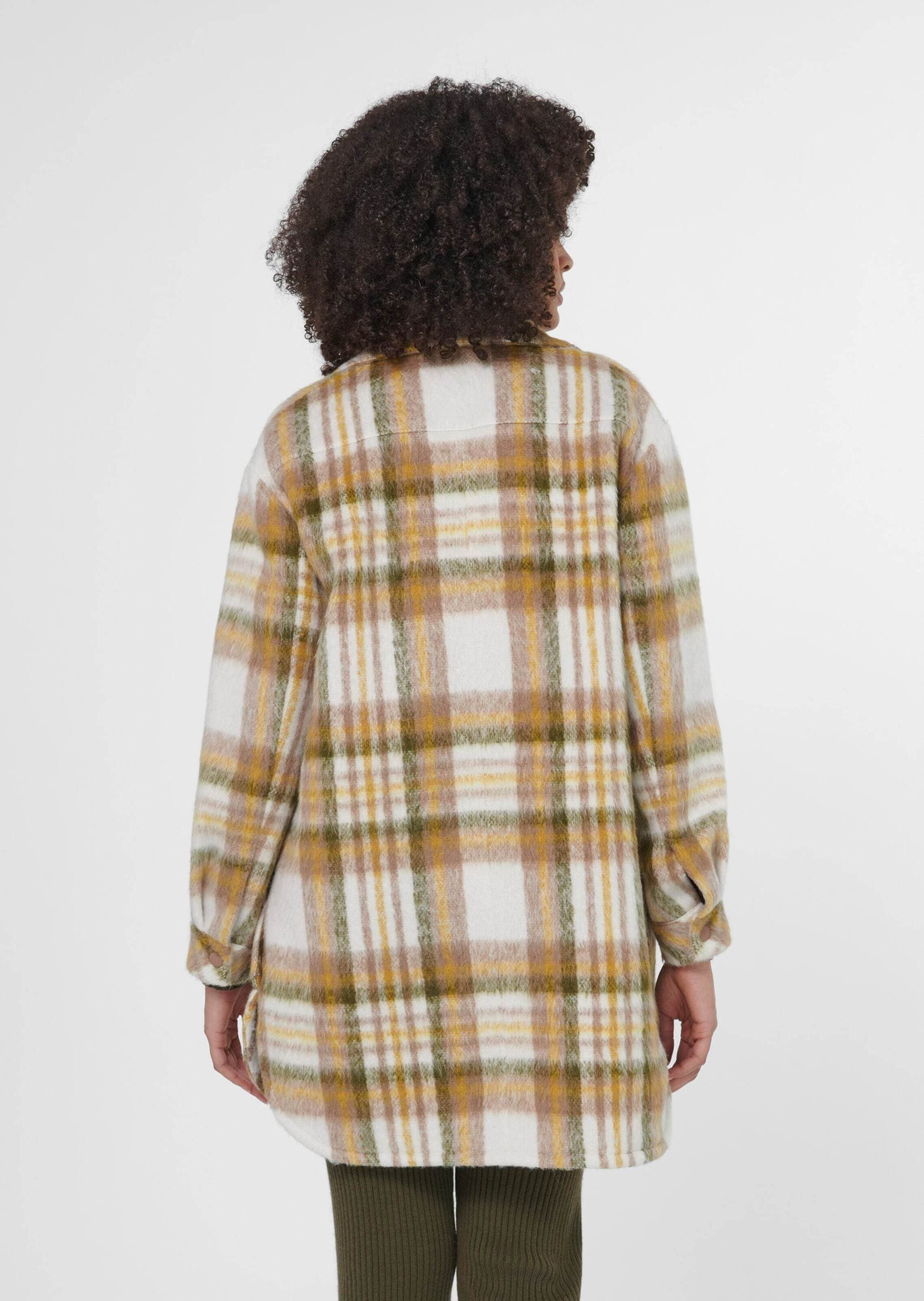 MADELEINE Outdoorjacke »Jacke Lange Hemdjacke mit Karo-Muster«