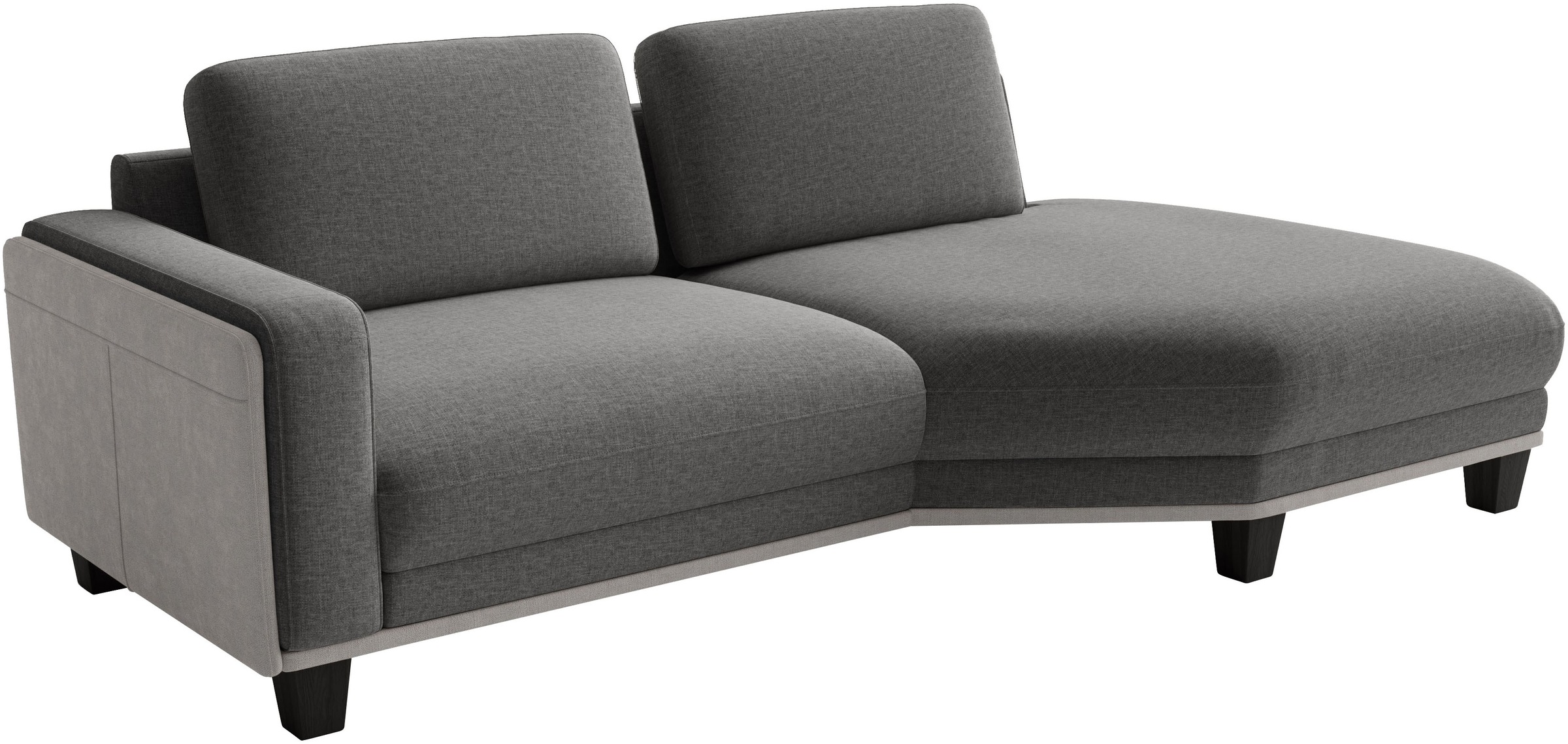 sit&more Ecksofa »Concept« Modernes Sofa in drei Fußfarben zur Auswahl