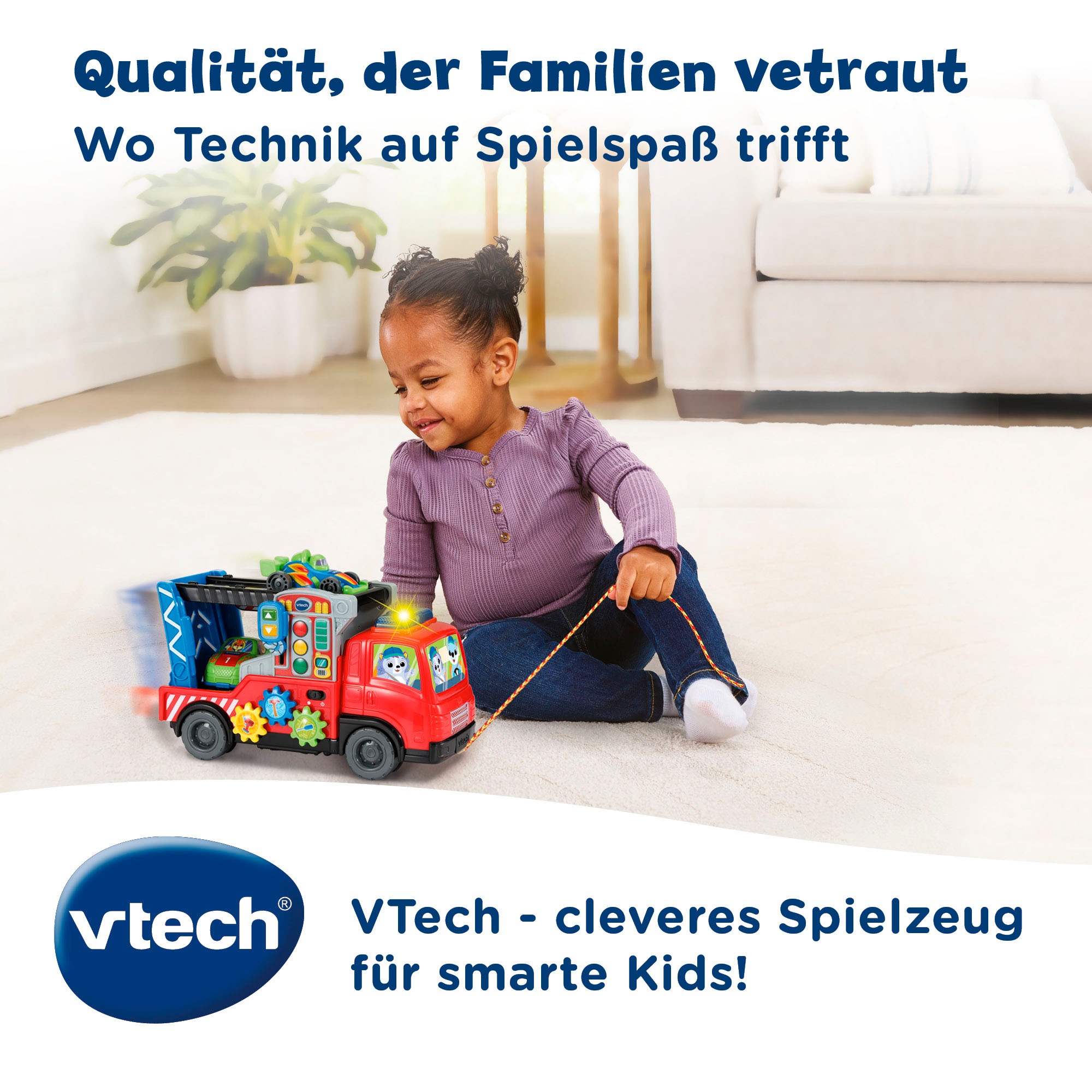 Vtech® Spielzeug-Transporter »Babys Autotransporter« mit Licht und Sound