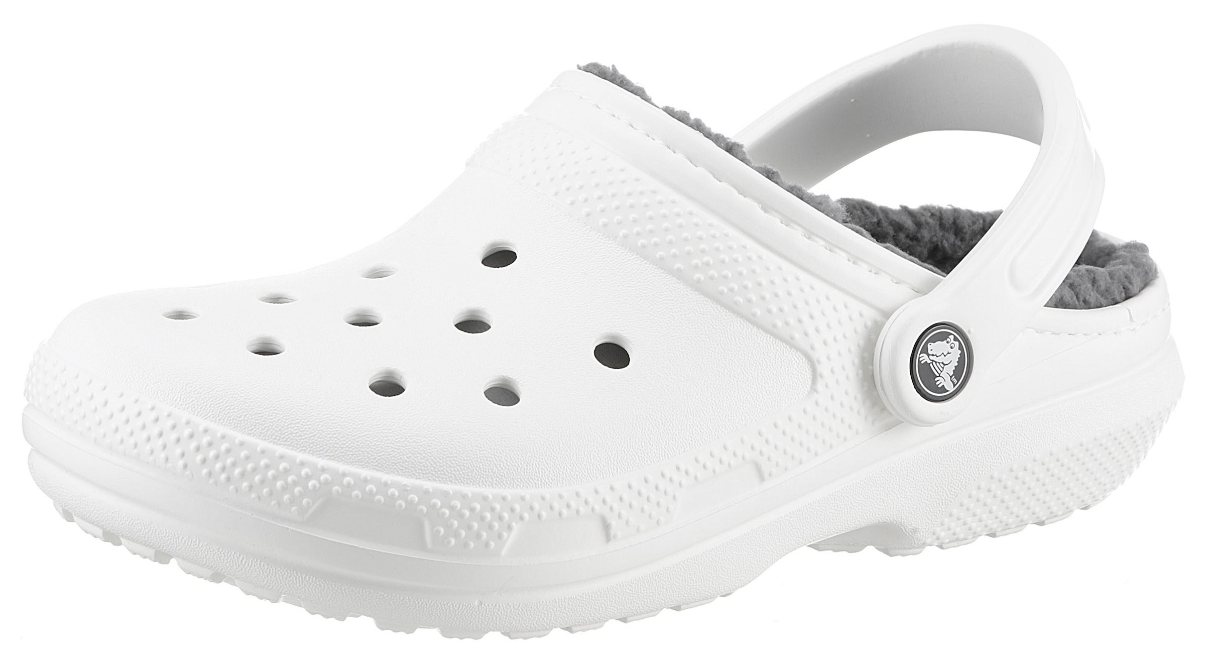 Crocs Hausschuh »Classic Lined Clog«, Gartenschuh, Schlappen, Clog, mit kuscheligem Fellimitat