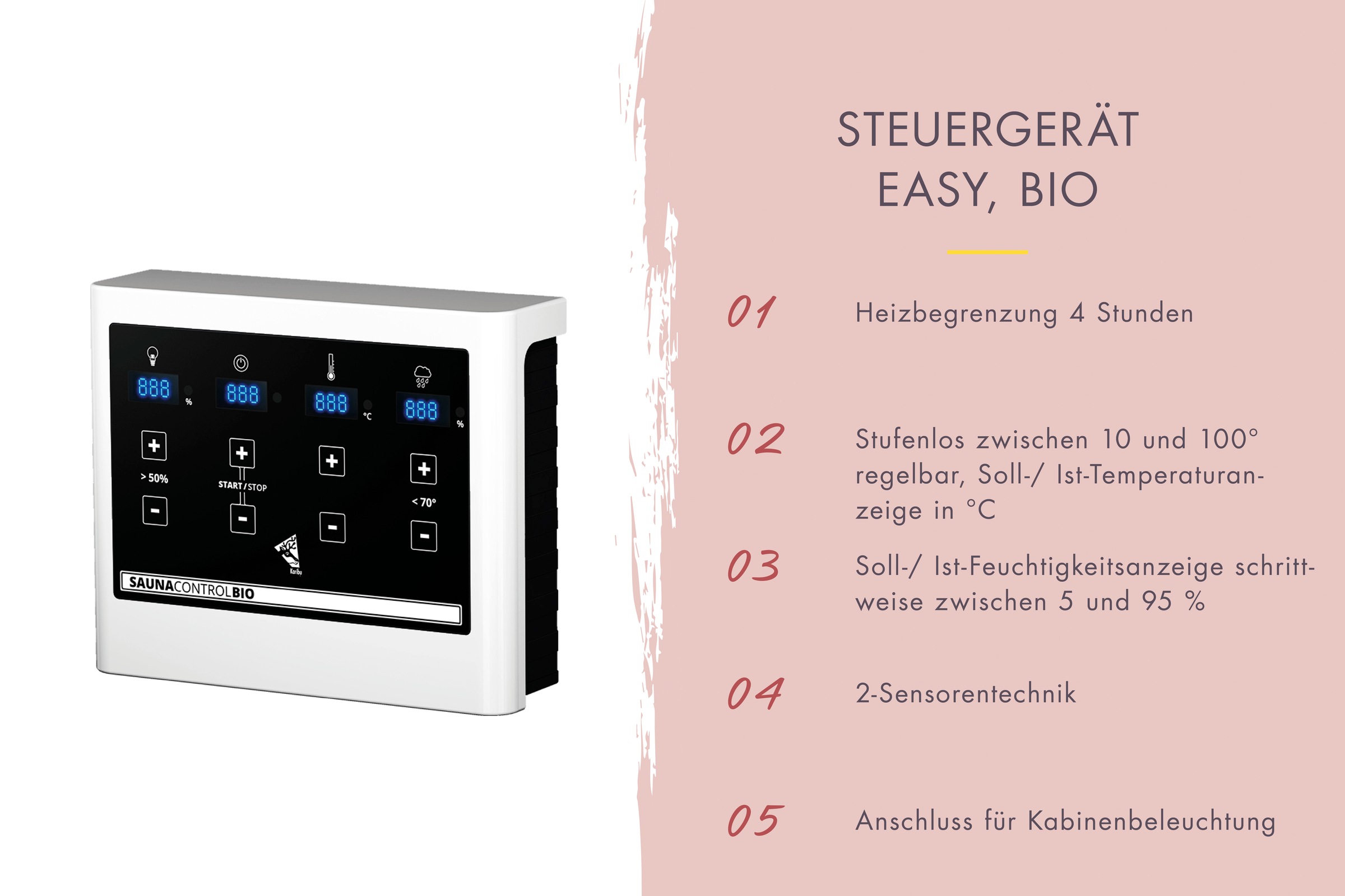 welltime Sauna »Trixi«, besonders stabile nordische Fichte, für bis zu 3 Personen