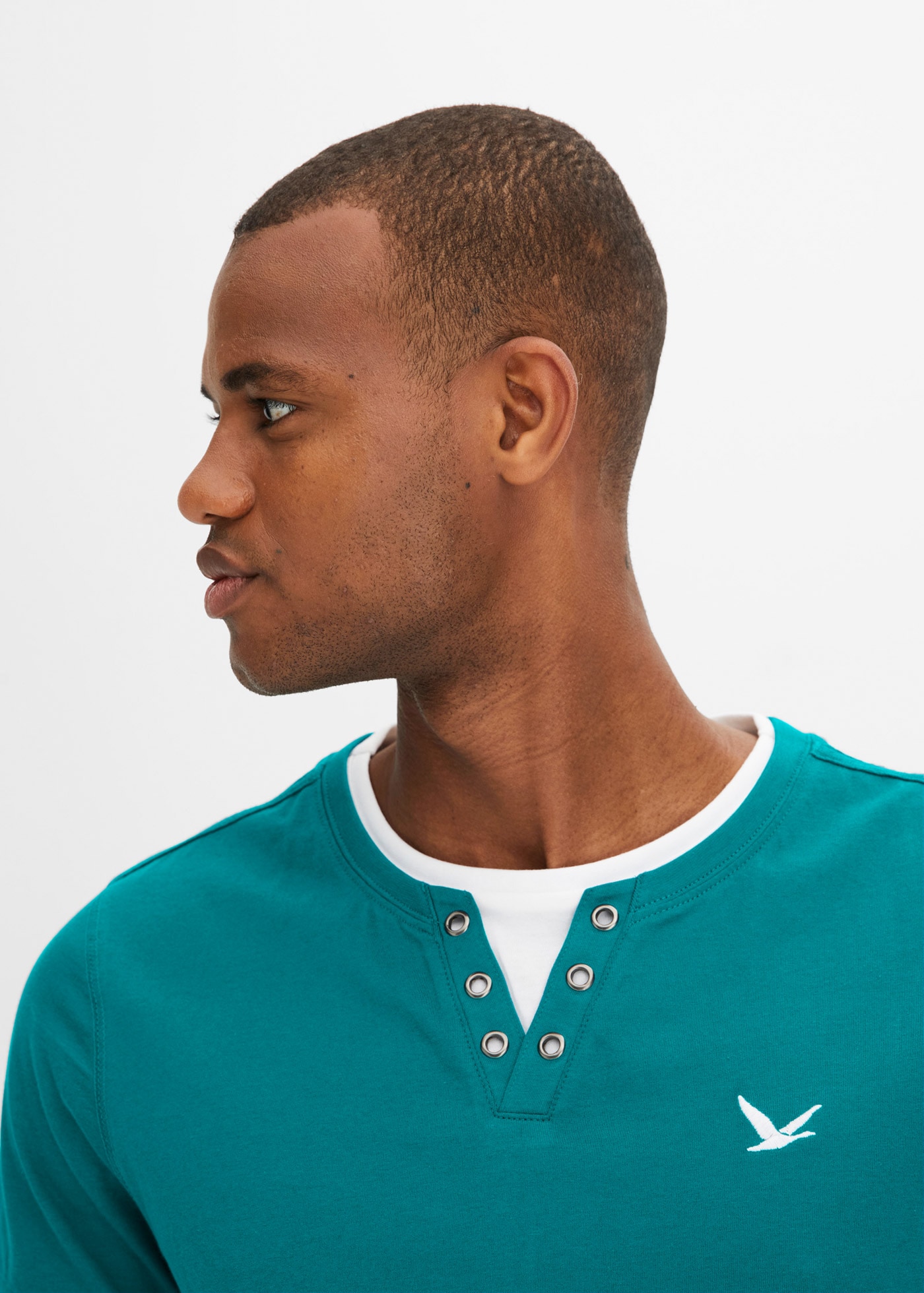 bonprix 2-in-1-Shirt »2 in 1 Shirt, Kurzarm (2er Pack)« Packung, 2, 2 Stk. 2 in 1 Shirt, Kurzarm (2er Pack)