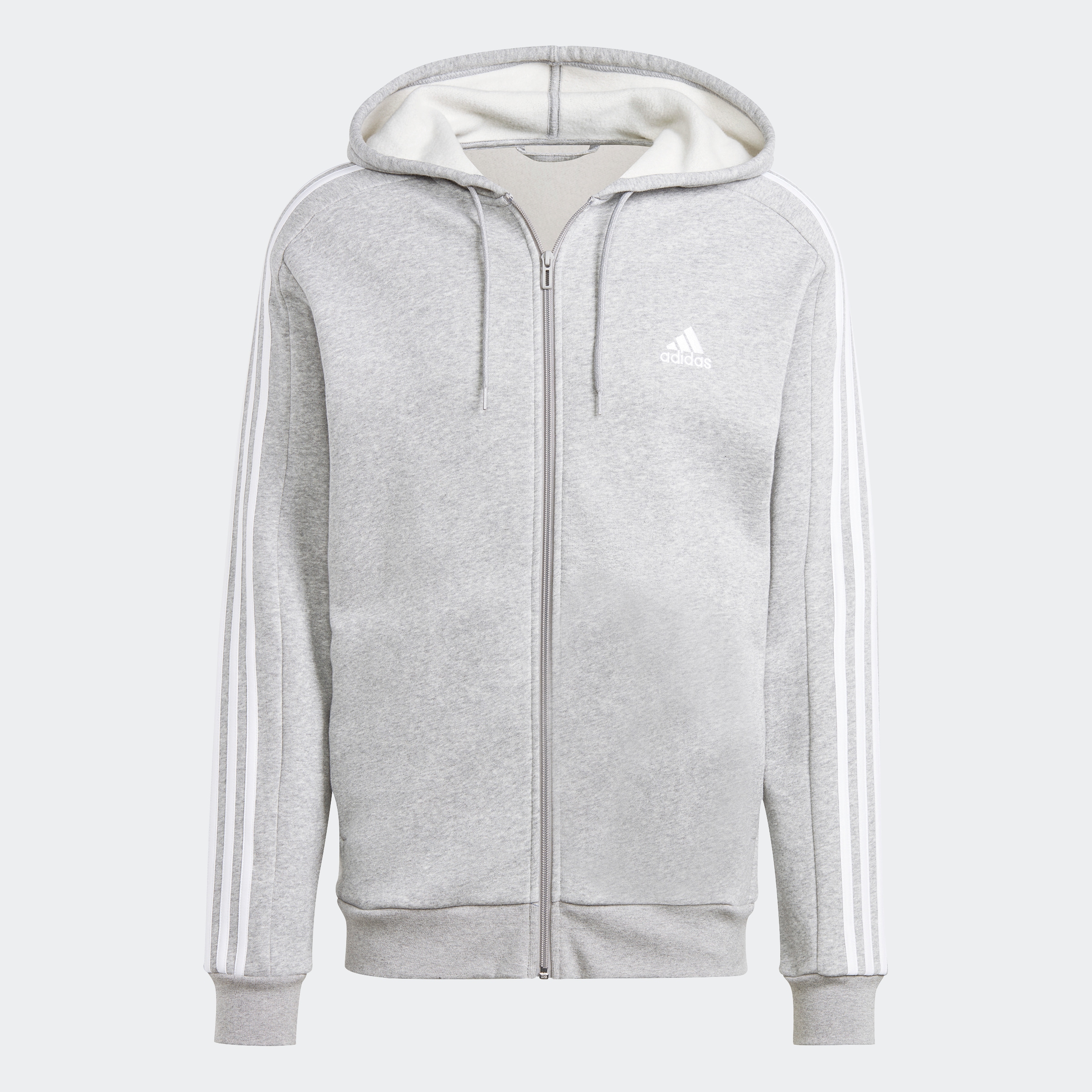 adidas Sportswear Kapuzensweatjacke »M 3S FL FZ HD«, angenehmes Material aus Baumwollmix