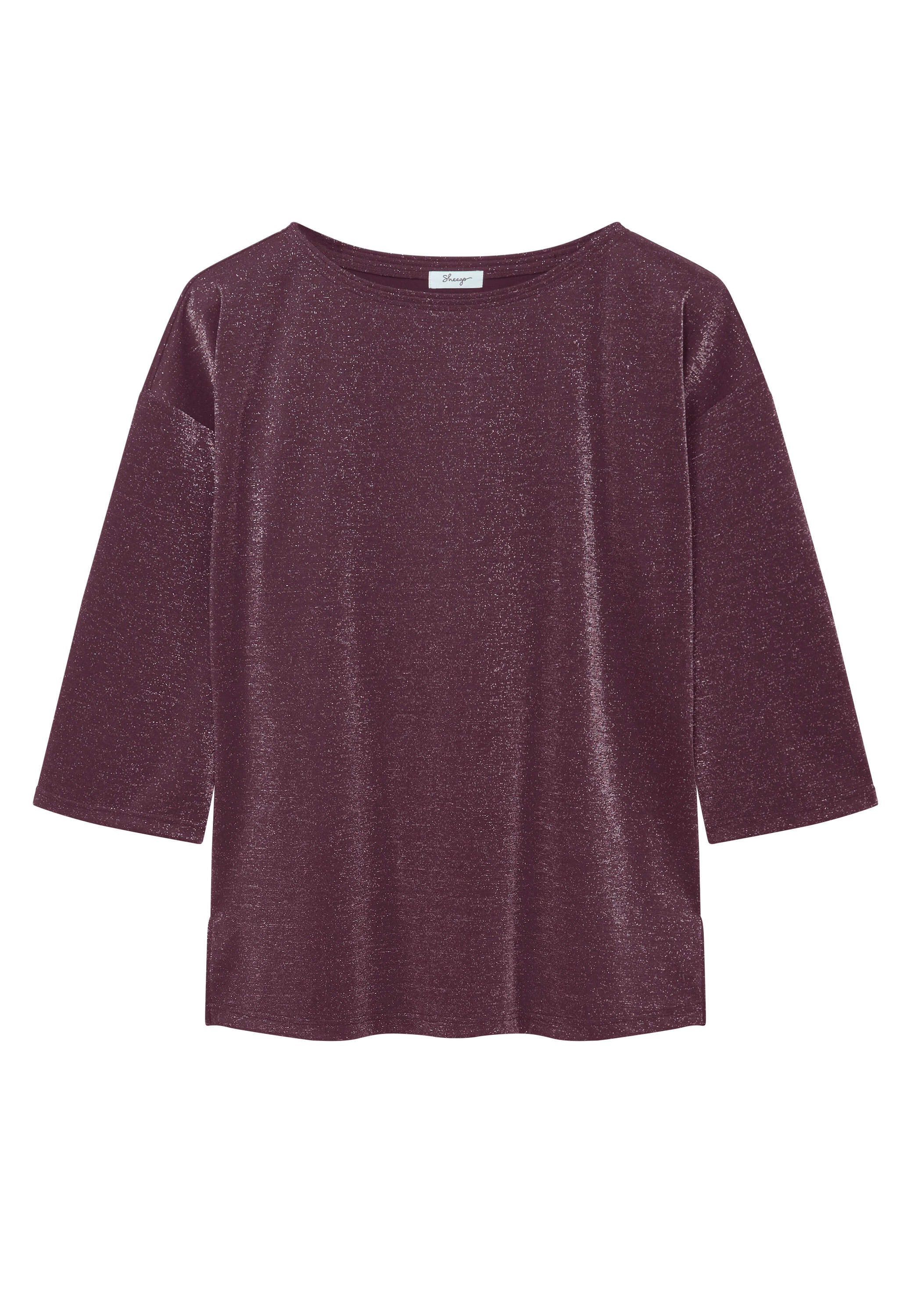 Sheego Sweatshirt »Sweatshirt Sweatshirt aus Glitzergarn«
