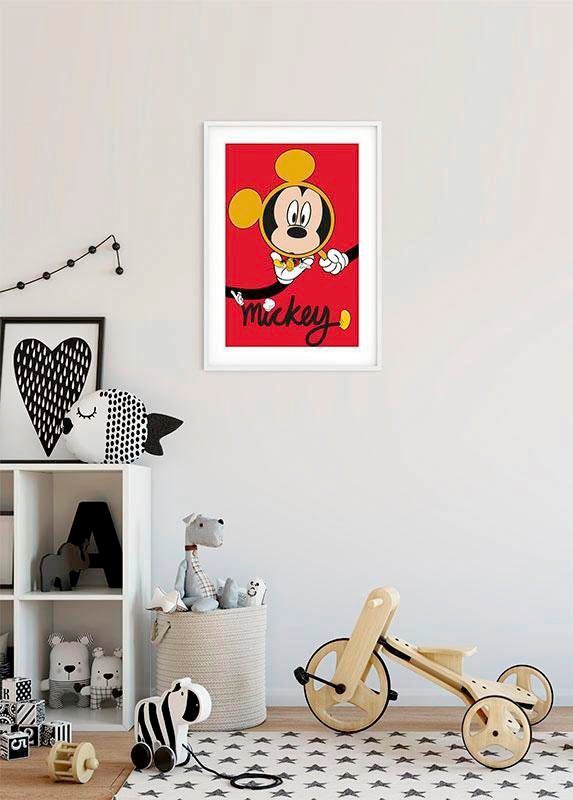 Komar Poster »Mickey Mouse Magnifying | online 3 Garantie Jahren kaufen mit Schlafzimmer, Disney, XXL Glass«, Kinderzimmer, Wohnzimmer
