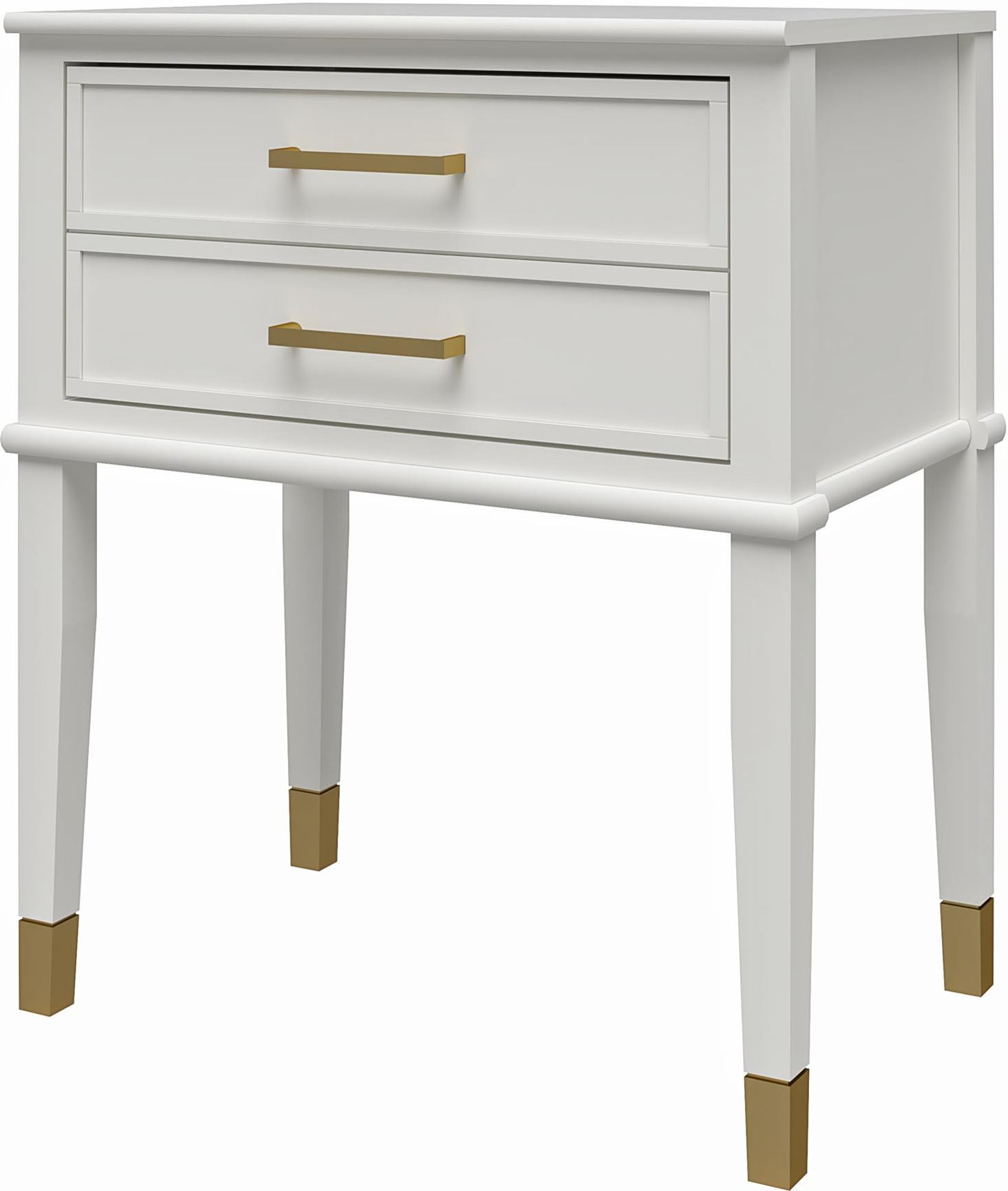 CosmoLiving by Cosmopolitan Beistelltisch »Westerleigh«, (1 St.), 1 Schublade, aus pflegeleichtem MDF, Beine aus Massivholz, Höhe 72 cm