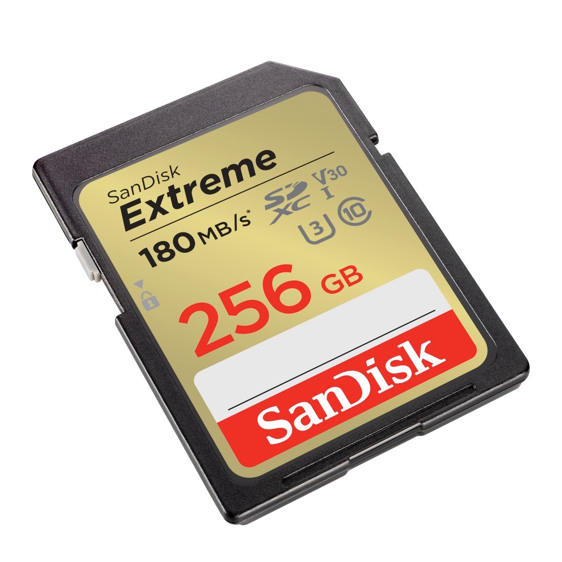 Sandisk Speicherkarte »SDXC Extreme 256GB (180/130 MB/s R/W), 1 Jahr RescuePRO Deluxe« (256 GB UHS Class 3 180 MB/s Lesegeschwindigkeit)