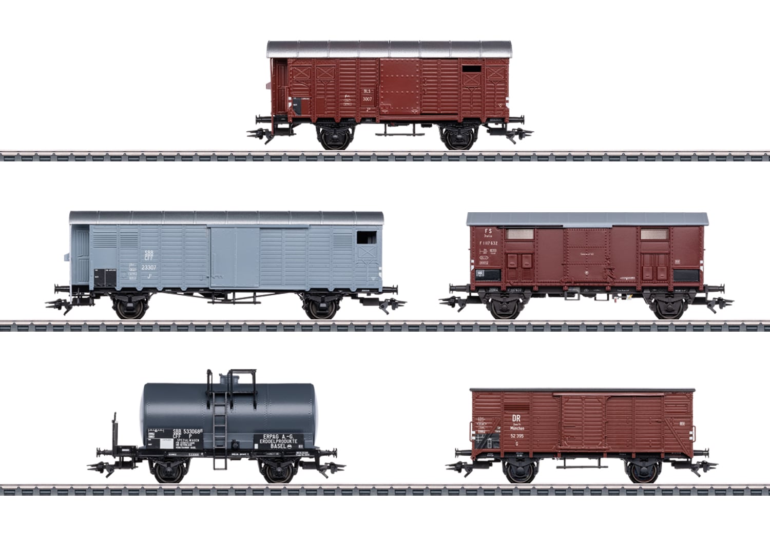 Märklin Güterwagen "Güterwagen-Set zur Ae 6/8 - 46575"