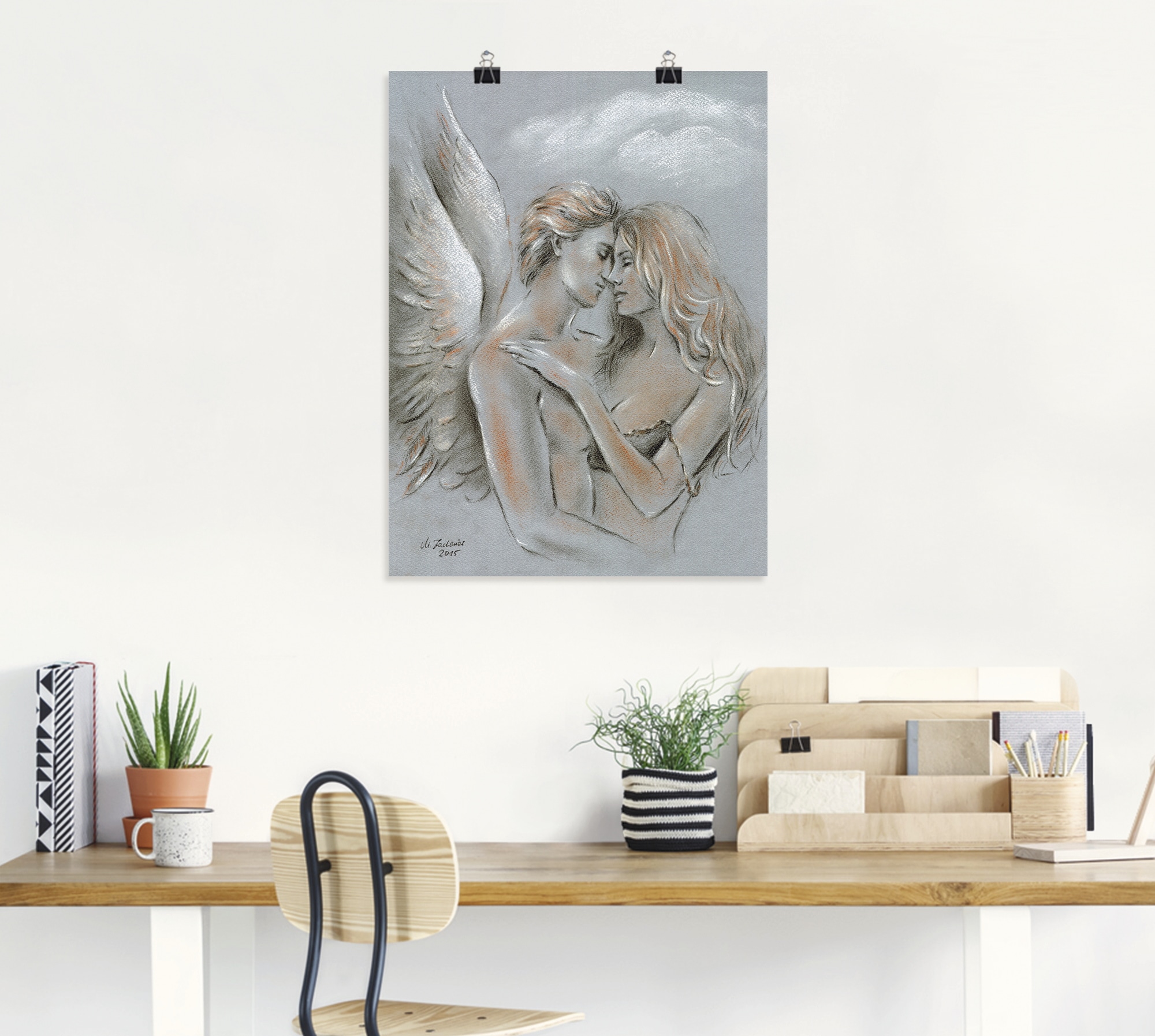 Artland Wandbild »Engel auf Erden« klassische Fantasie 1 Stk. tlg. als Leinwandbild, Poster in verschied. Größen