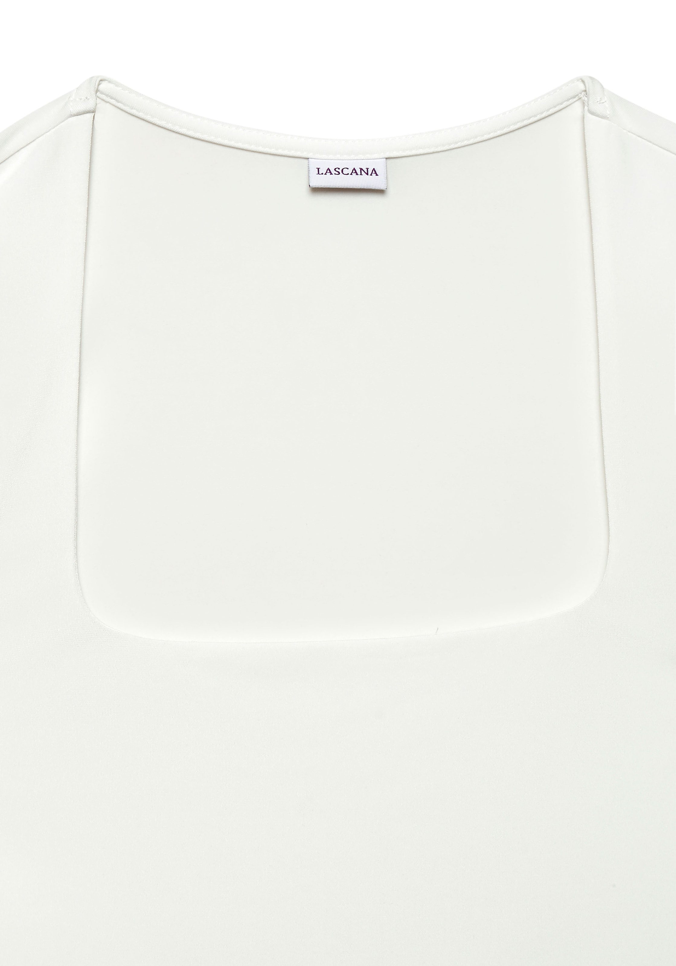 LASCANA Tanktop, aus bügelfreiem Material, elegantes Basic-Top mit breiten Trägern