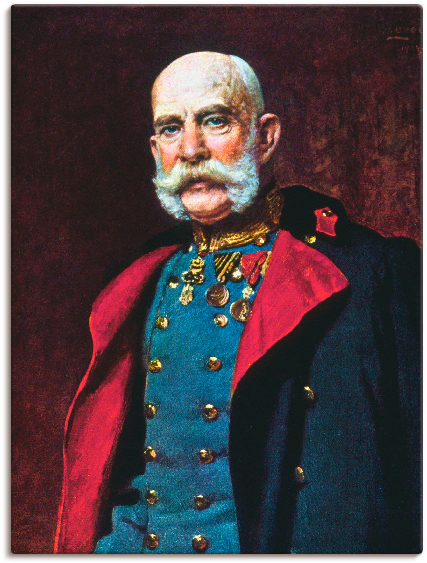 Menschen, Artland versch. in Wandbild oder Größen Franz Joseph als 1902«, bequem St.), »Kaiser Alubild, Wandaufkleber (1 I., Leinwandbild, bestellen Poster