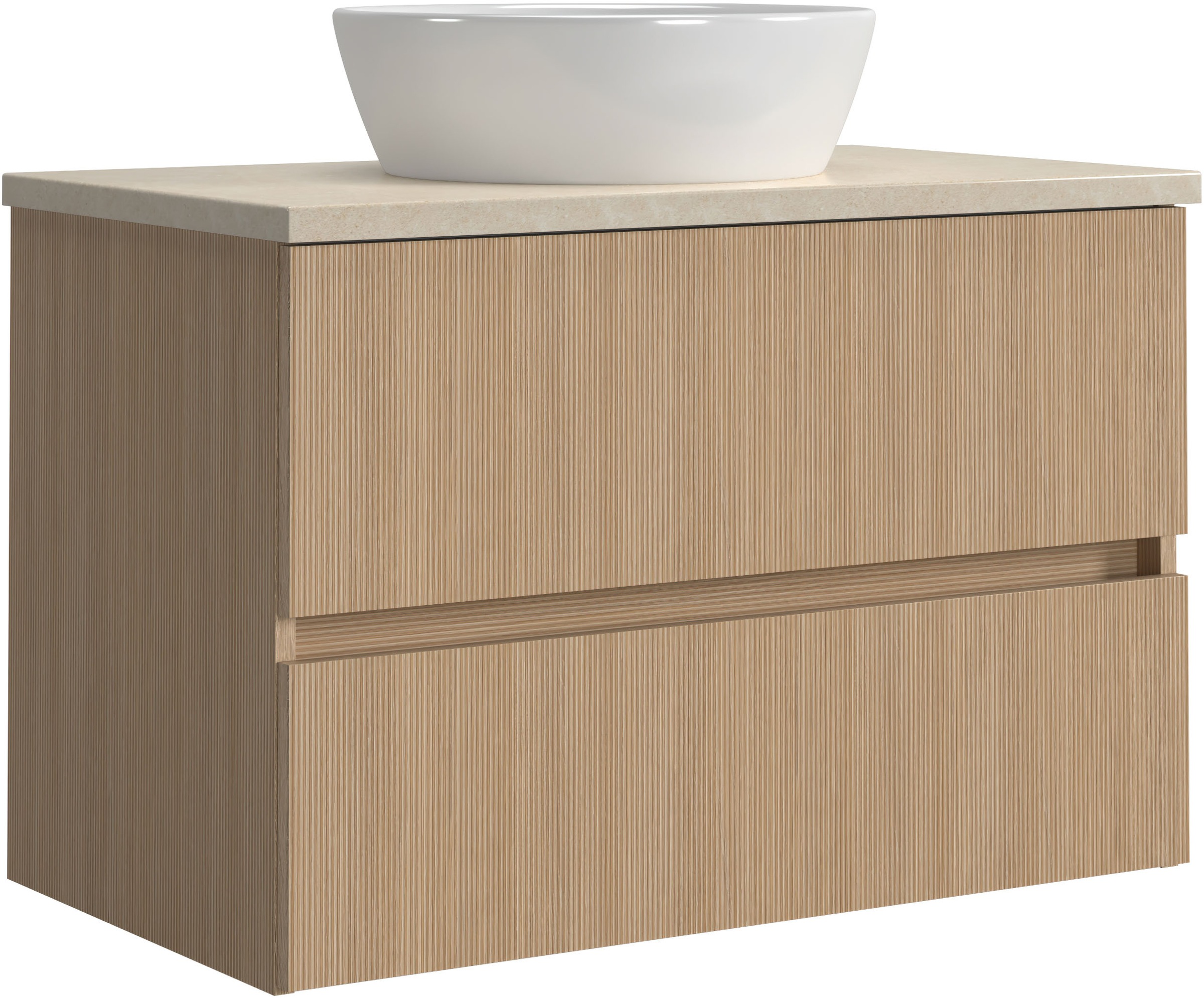 welltime Badmöbel-Set »EIXO, Set aus Spiegelschrank, Waschtisch und Midischrank«, Set 110 cm breit, Badmöbel mit LED-Beleuchtung