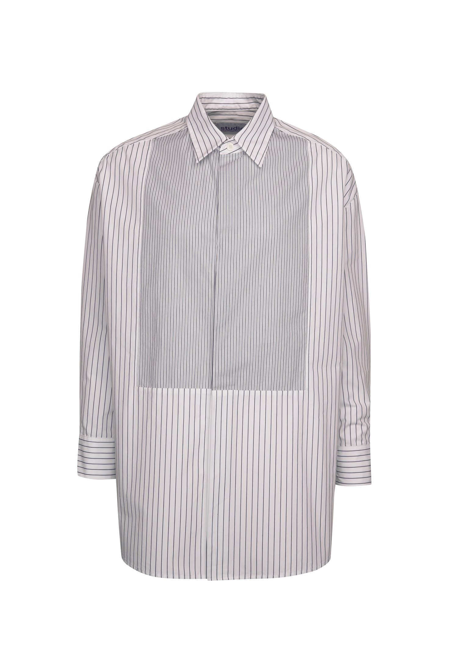 studio seidensticker Businesshemd »Studio« Oversized 1/1 Kentkragen Streifen