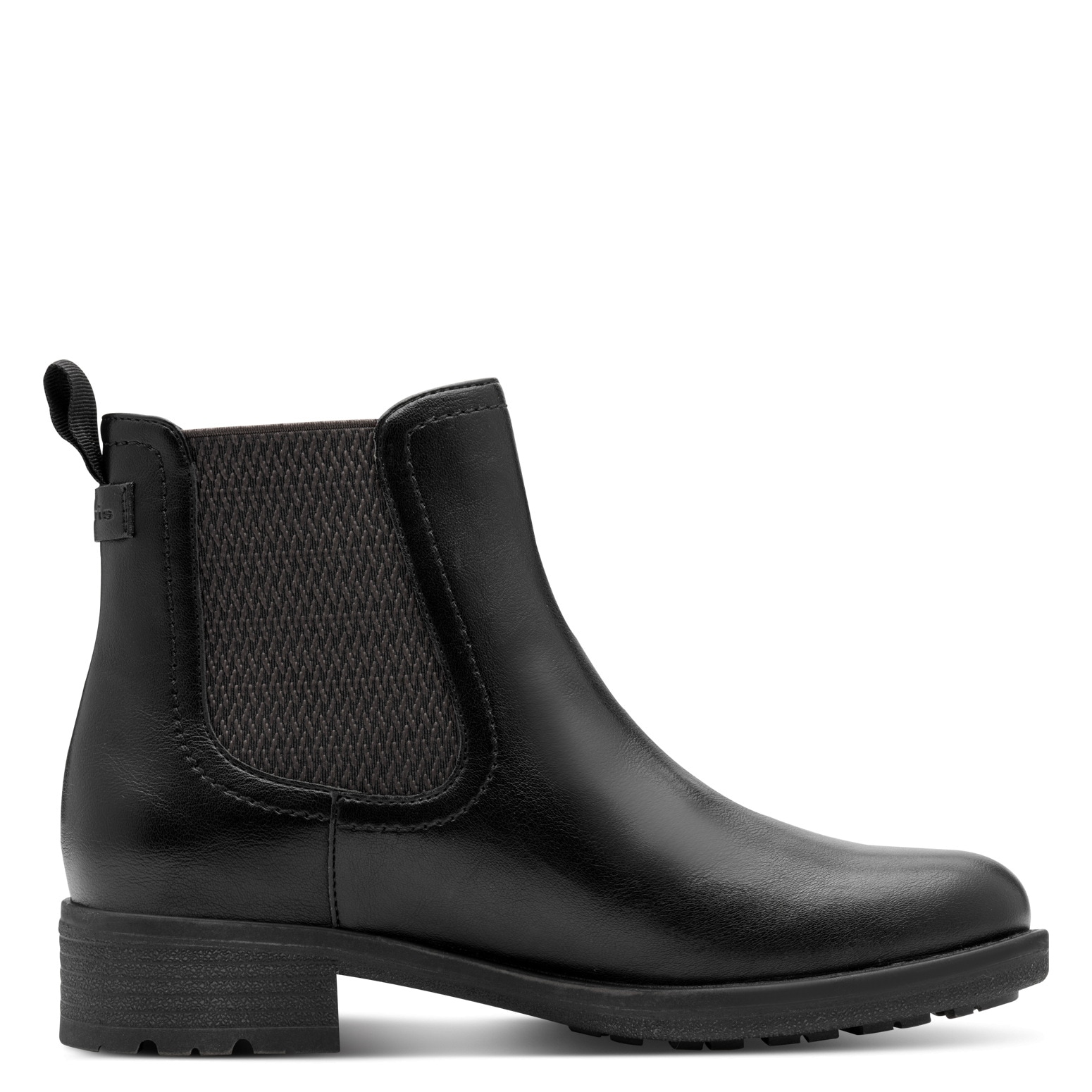 Tamaris Chelseaboots  , Blockabsatz, Stiefelette, Schlupfschuh im Used Look