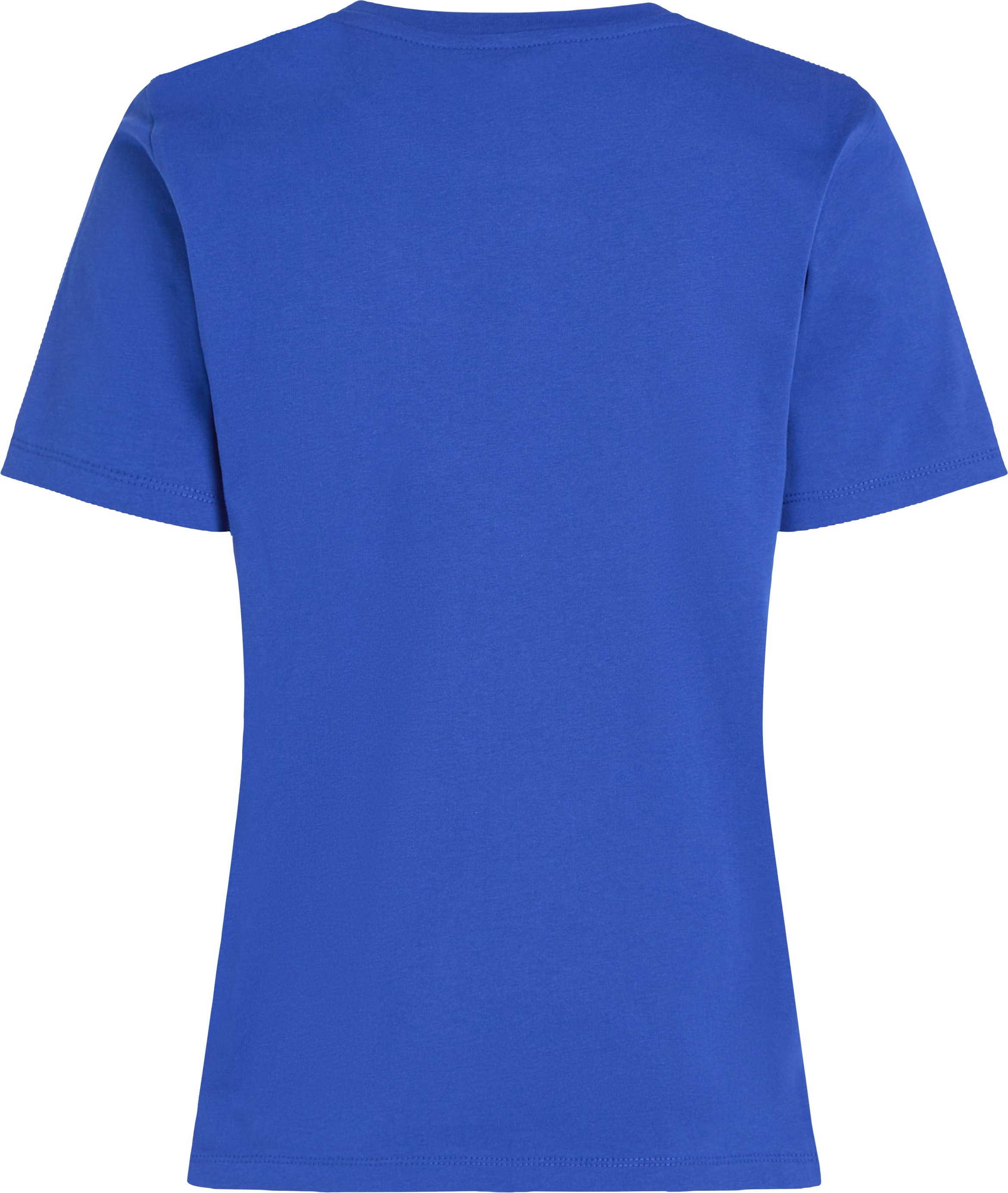 Tommy Hilfiger T-Shirt »REG CONTRAST FLAG SS TEE«, mit Logostickerei