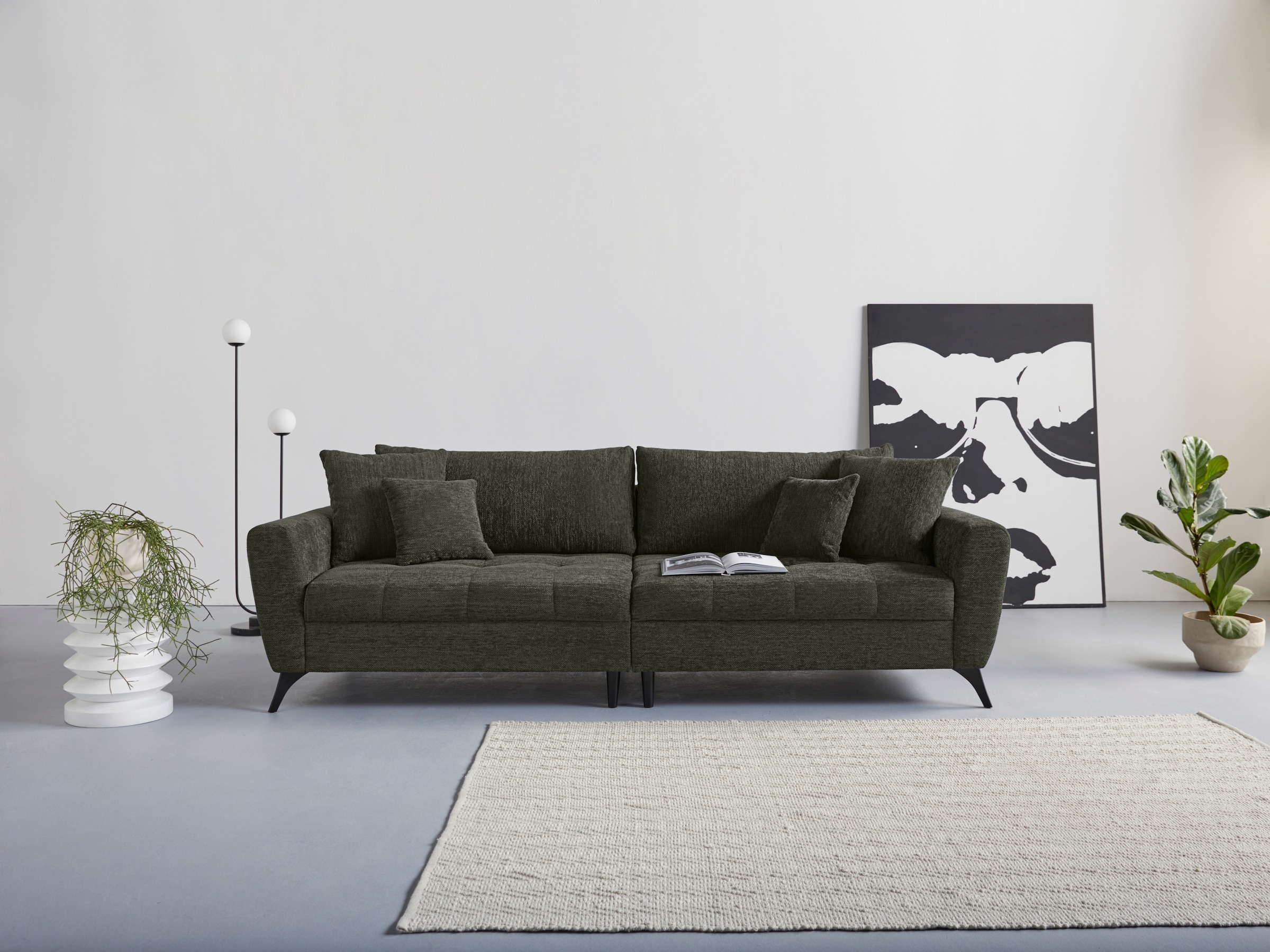 INOSIGN Big-Sofa »Lörby«, Belastbarkeit bis 140kg pro Sitzplatz, auch mit Aqua  clean-Bezug auf Raten bestellen