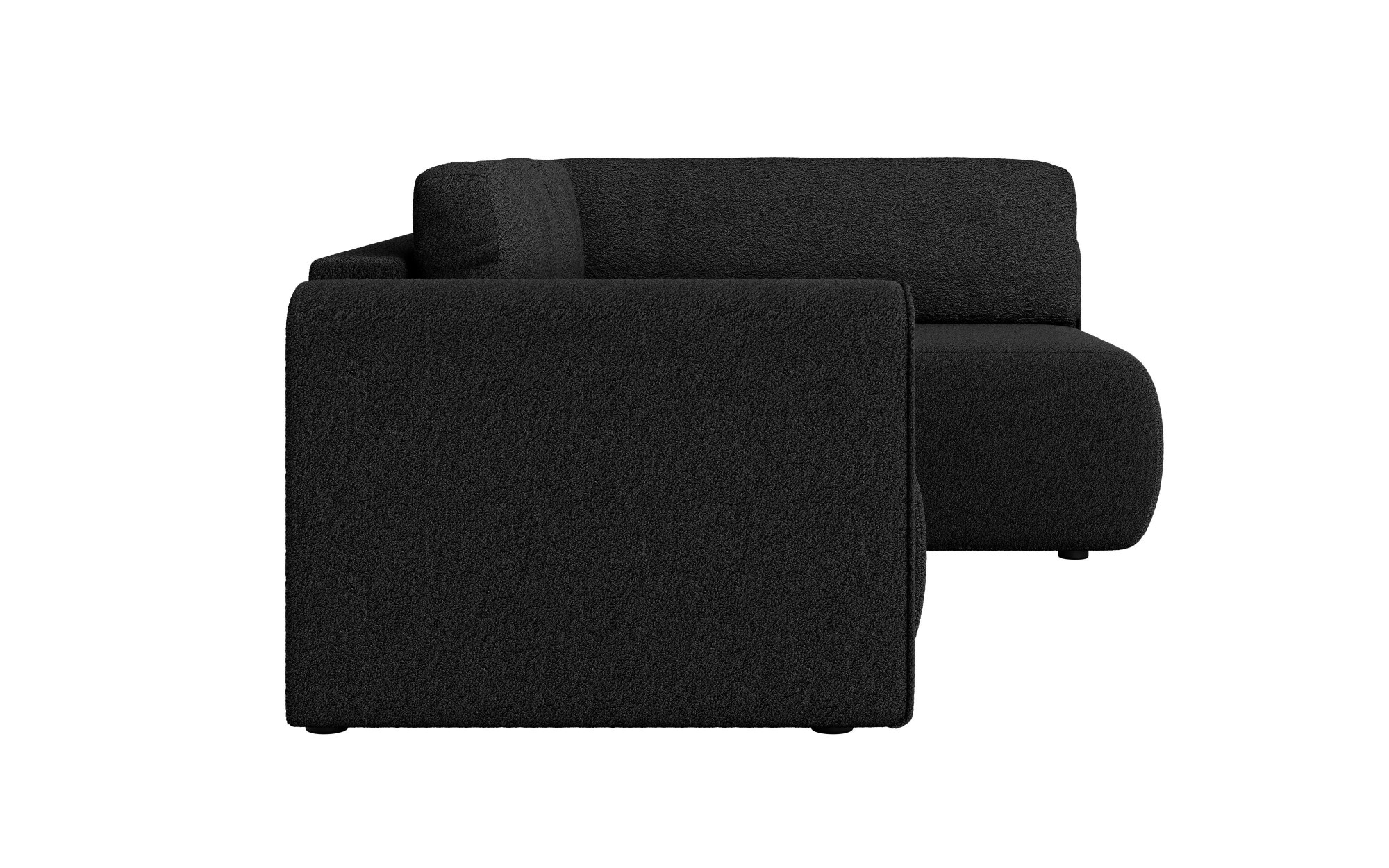 INOSIGN Ecksofa »Ecksofa Zacharia wahlweise mit Bettfunktion, BxTxH 250x166x86 cm«, L-Form mit Wellenunterfederung, Recamiere beidseitig montierbar