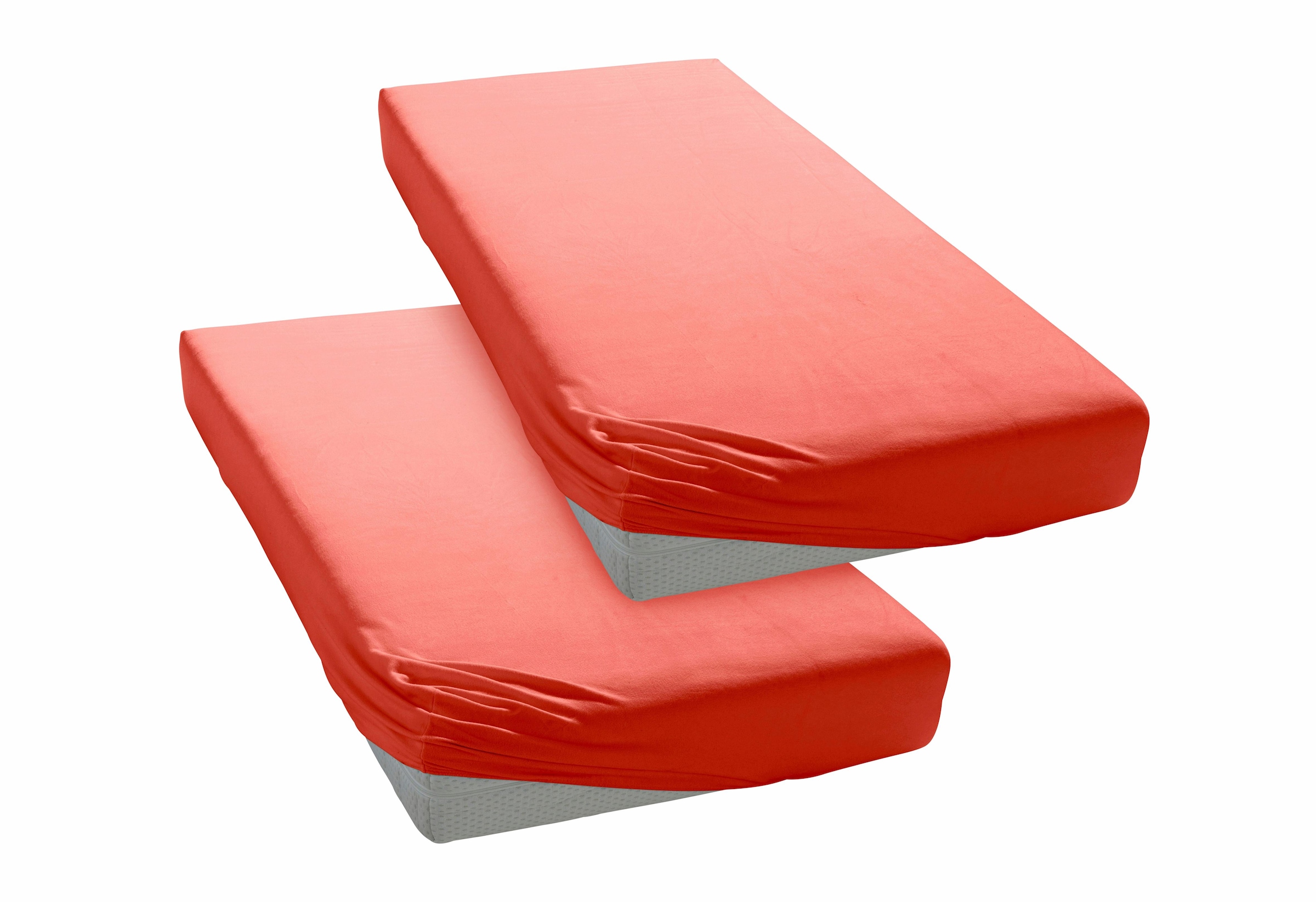 OTTO home Spannbettlaken »PHYSALIS 100% Baumwolle« für Matratzen bis 18 cm Höhe, Bettlaken, Spannbetttuch, pflegeleicht