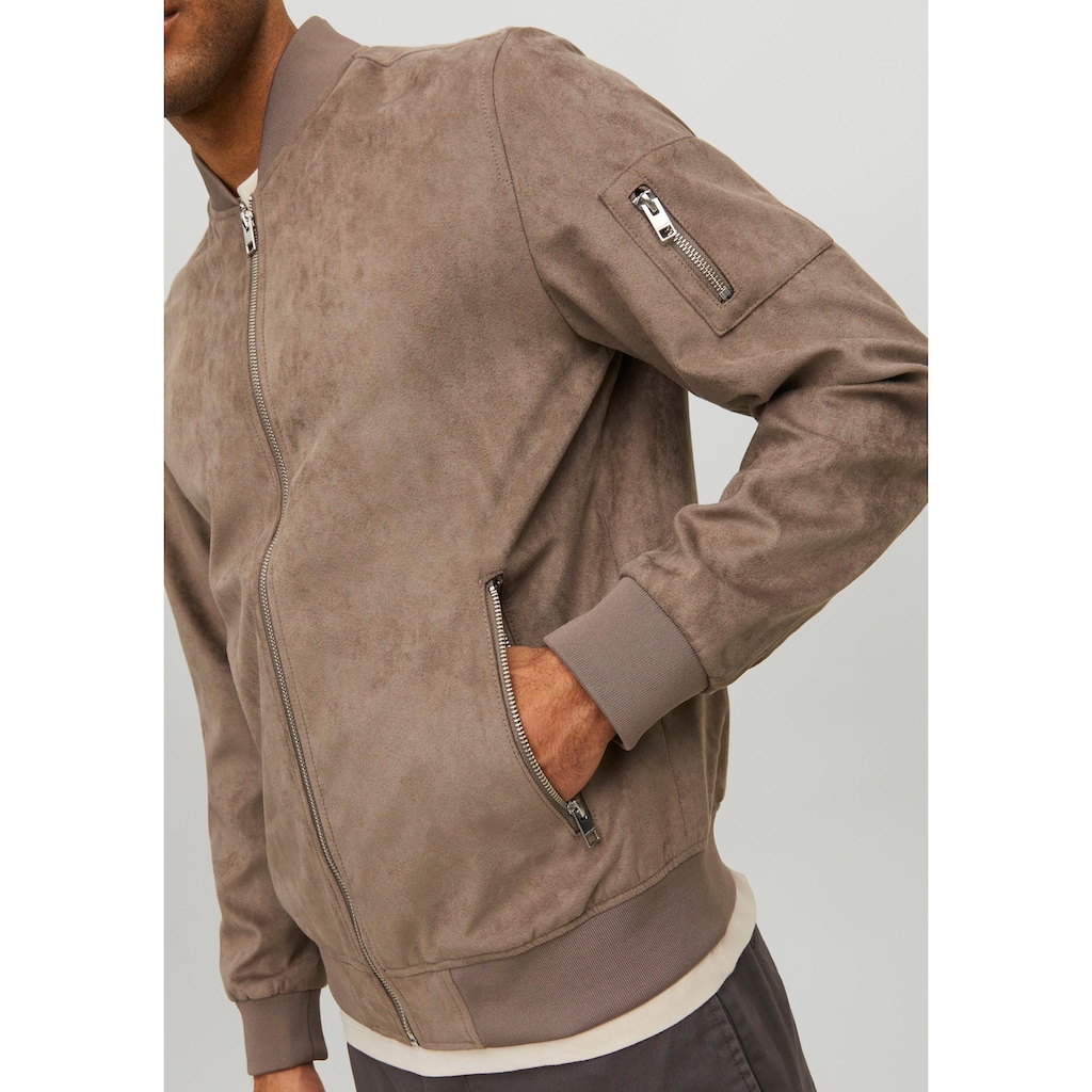 Jack & Jones Blouson »JJEROCKY FAUX SUEDE BOMBER NOOS«