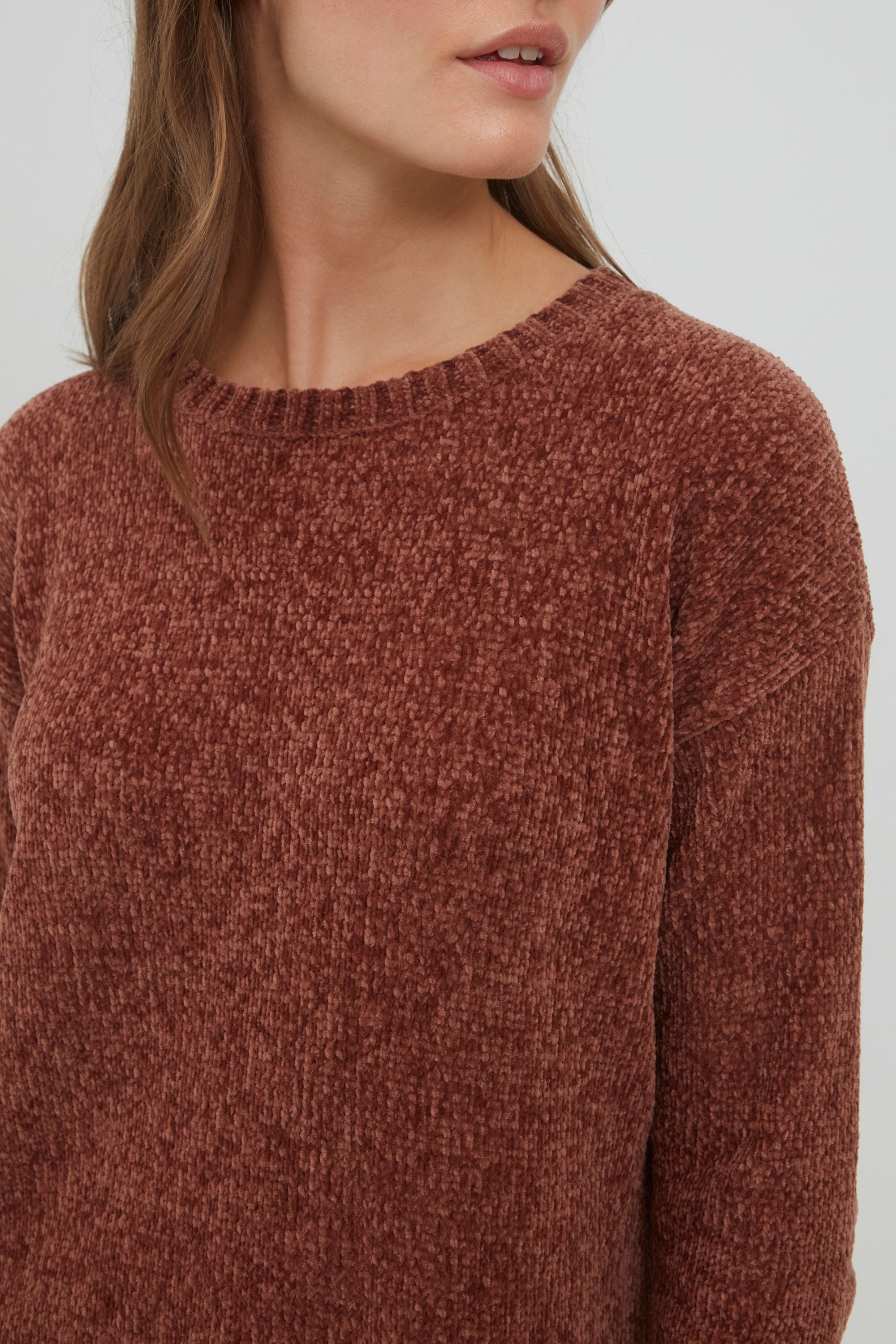 OXMO Strickfleece-Pullover »Strickpullover OXElvina«