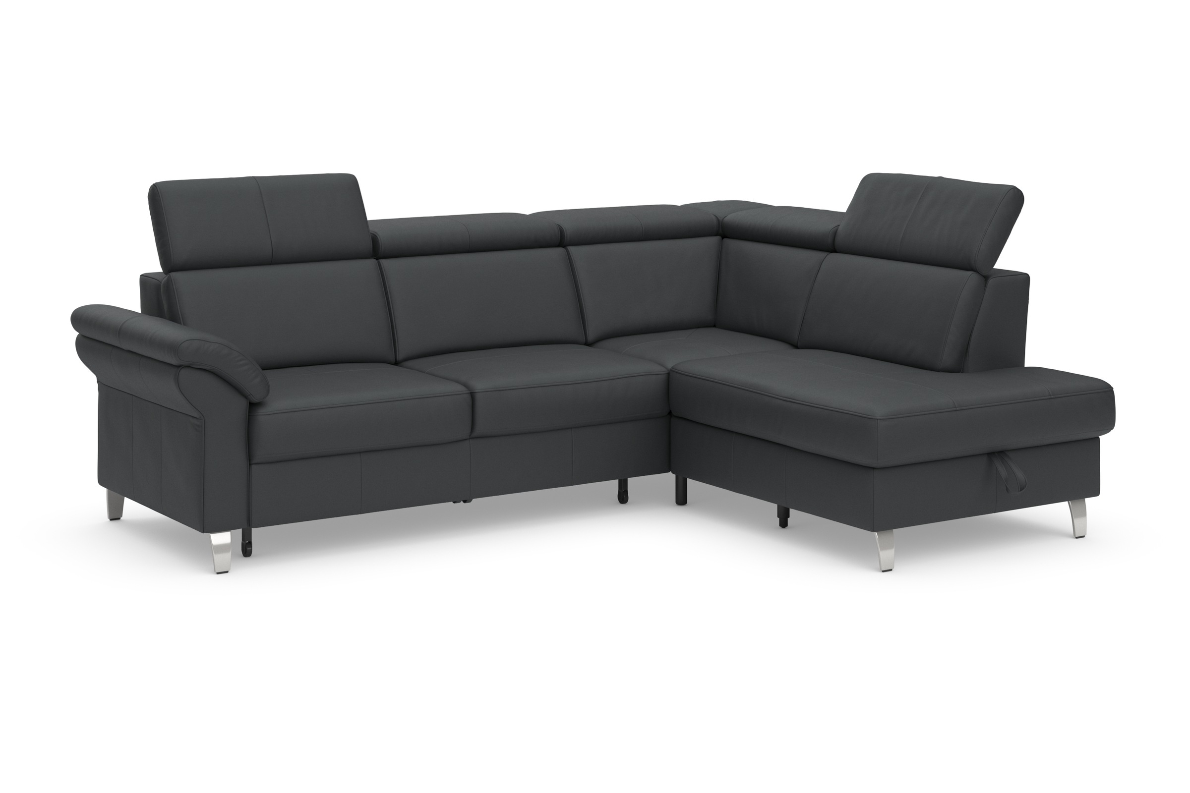 sit&more Ecksofa, inklusive Kopfteilverstellung, wahlweise mit Bettfunktion und Bettkasten