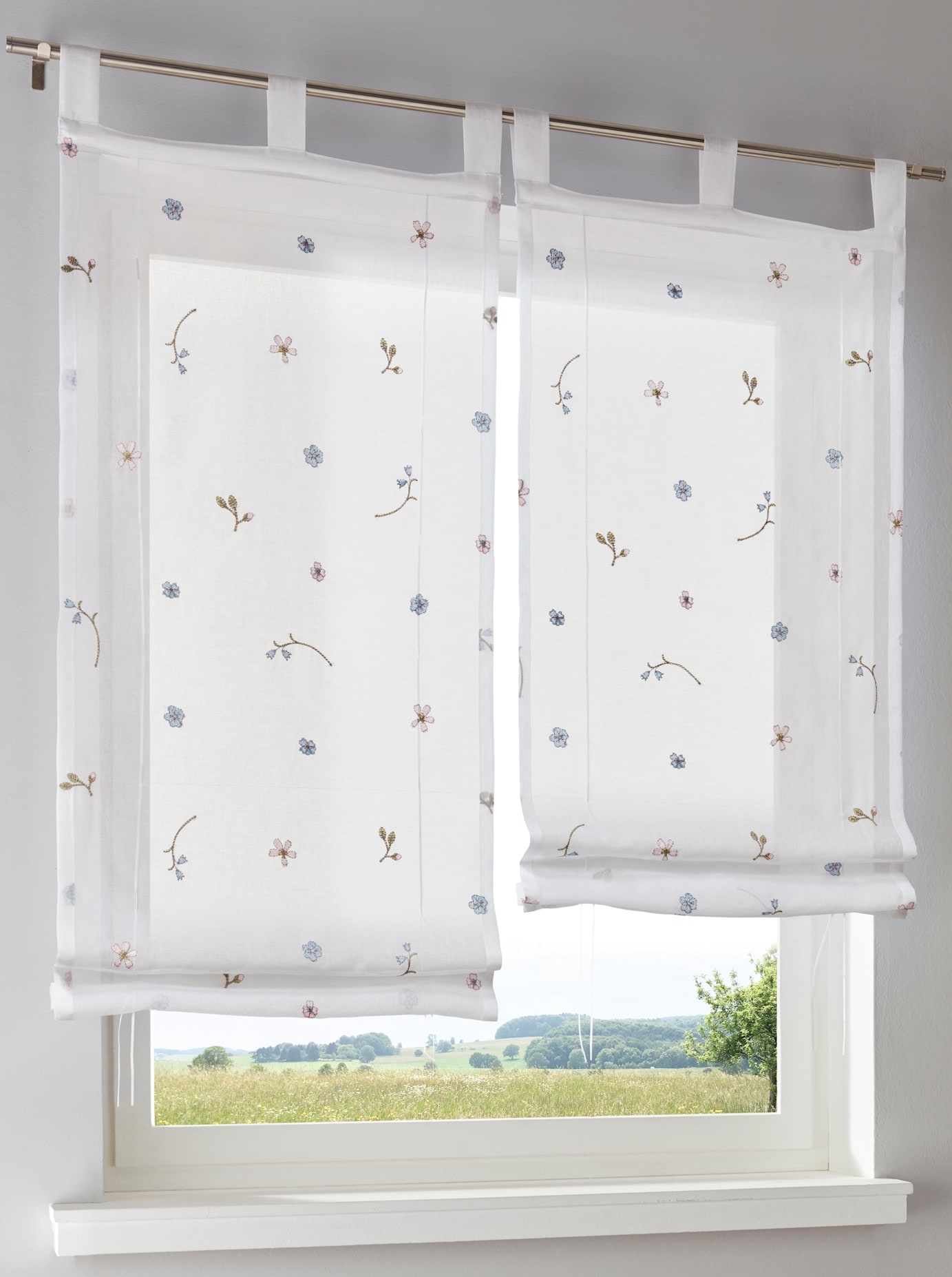 heine home Raffrollo mit Schlaufen