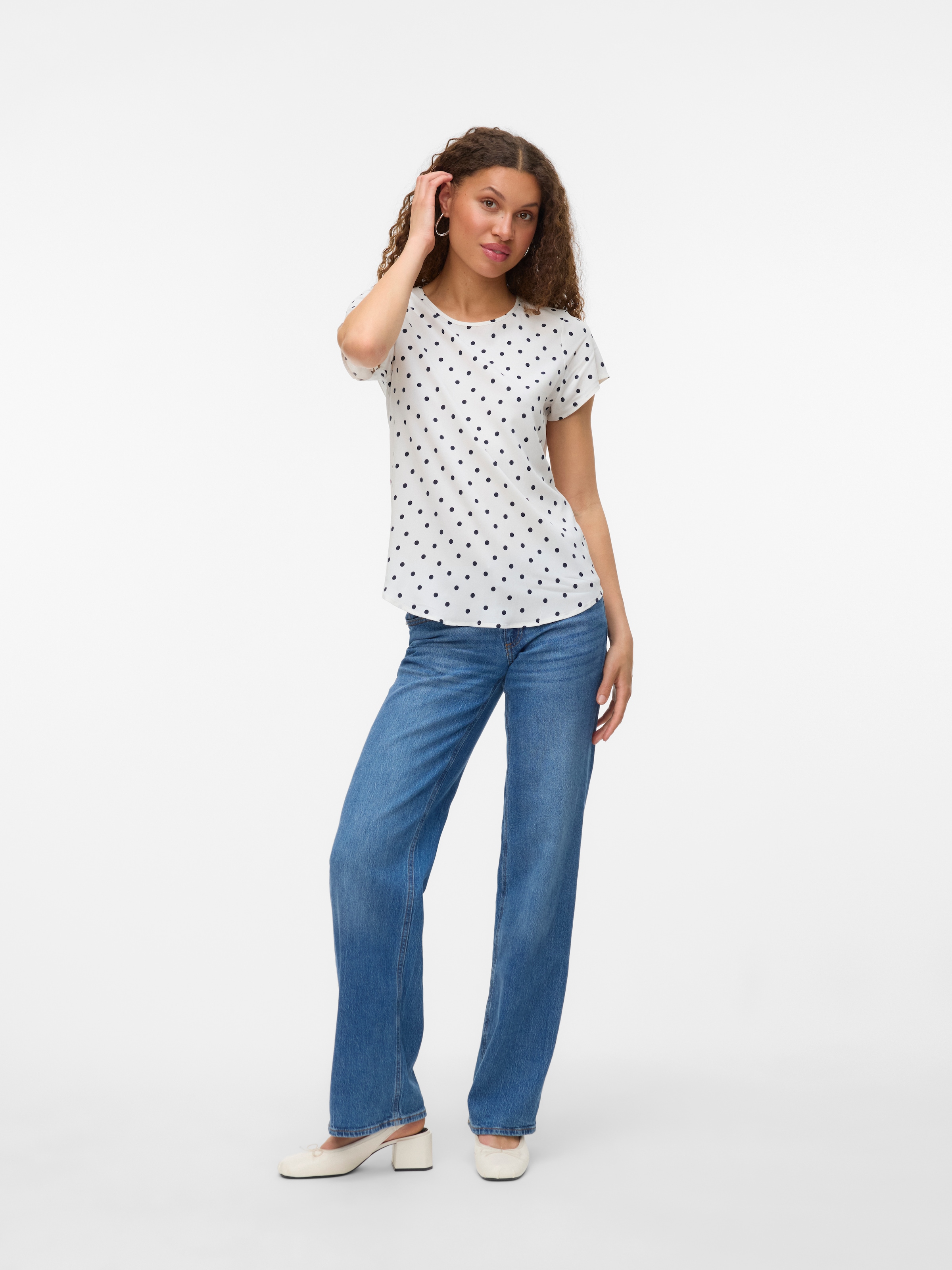 Vero Moda Shirtbluse »VMBELLA SS TOP AOP WVN GA«