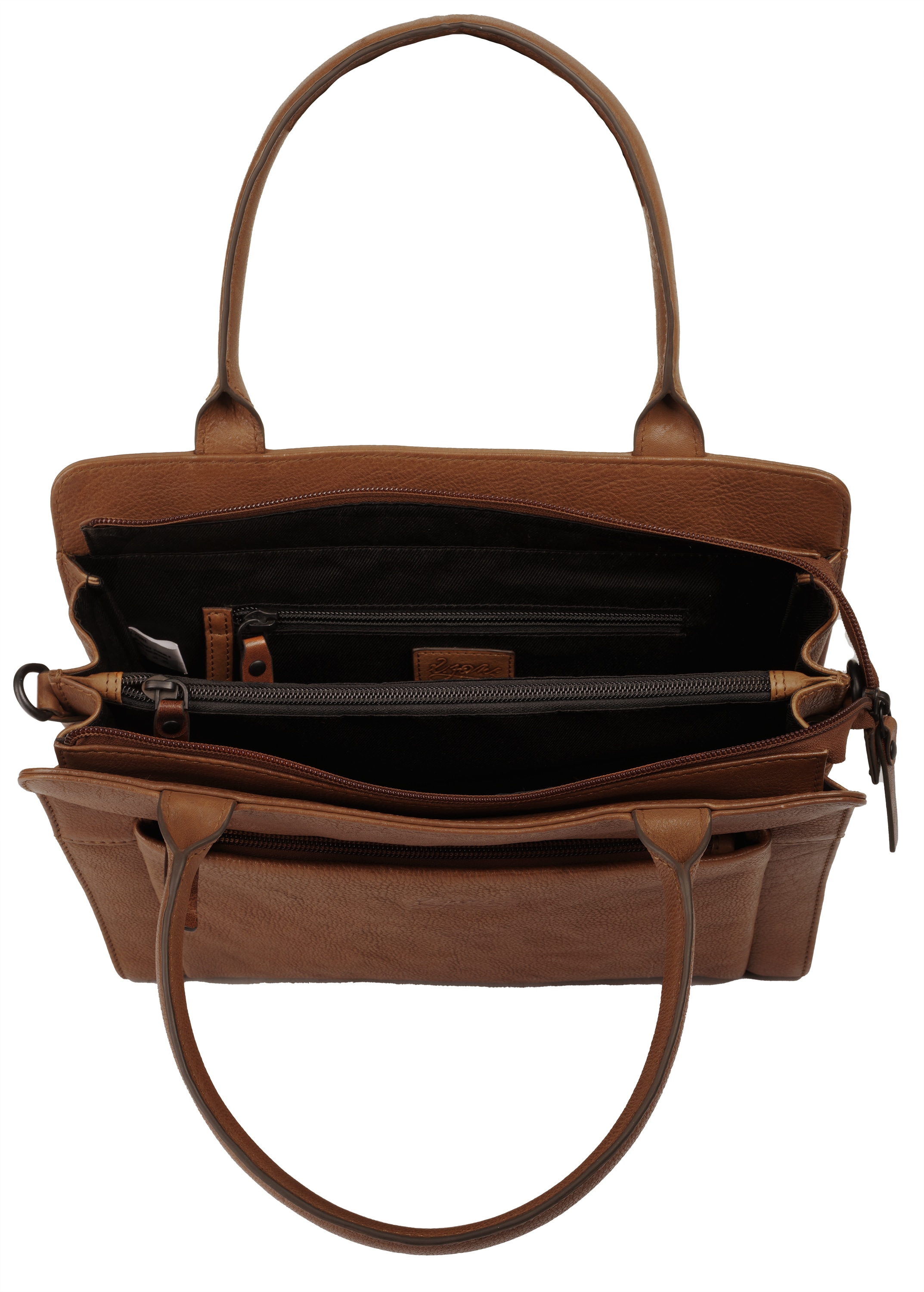 X-Zone Henkeltasche, echt Leder