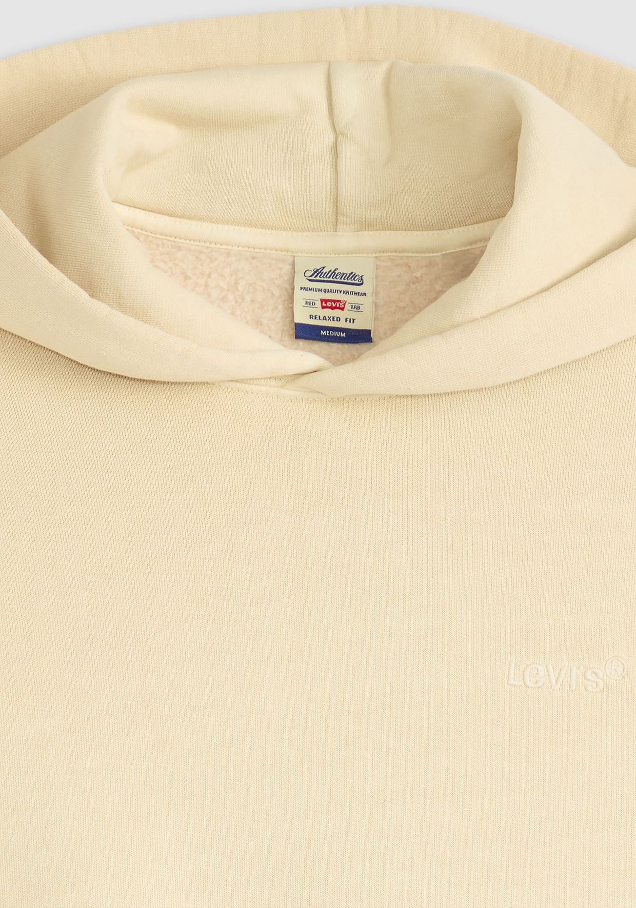 Levi's® Hoodie »THE AUTHENTIC HOODIE« mit kleiner Ton-in-Ton Logostickerei auf der Brust