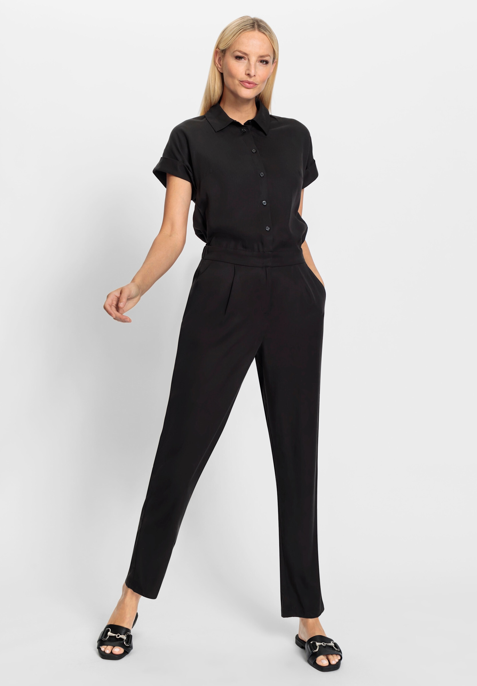 heine Jumpsuit »Overall Overall mit verdecktem Reißverschluss«