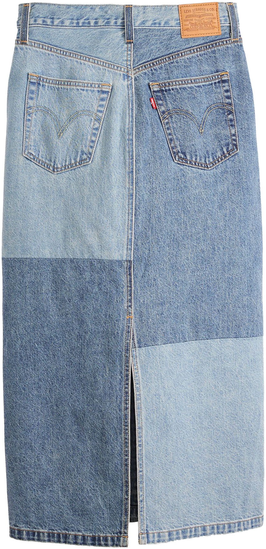 Levi's® Midirock »BUTTON MIDI SKIRT PAT«, mit Knopfleiste