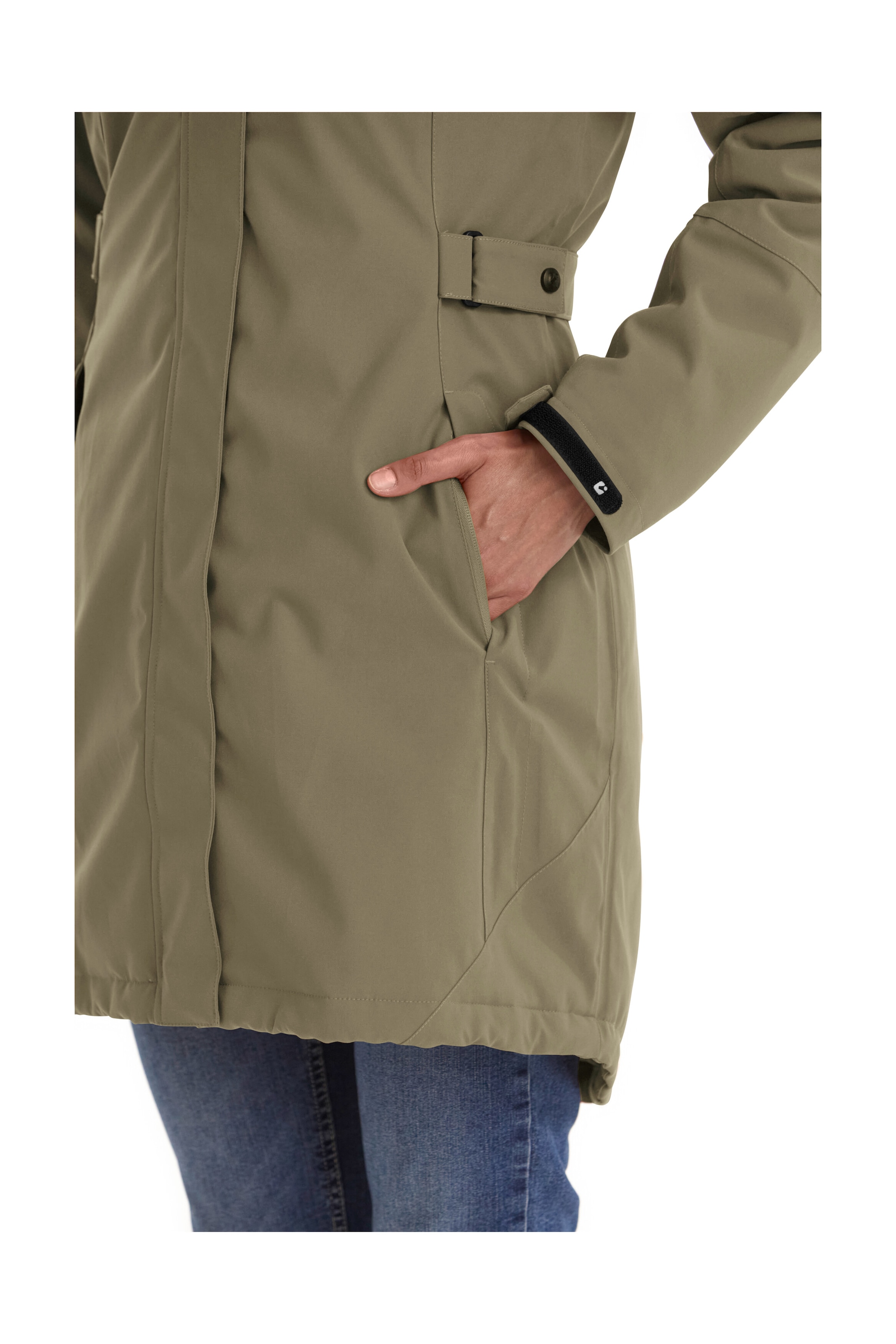 Killtec Parka »KOW 165 WMN PRK«, Wasser- und winddichter Parka mit Teddyfleece und abnehmbarer Kapuze