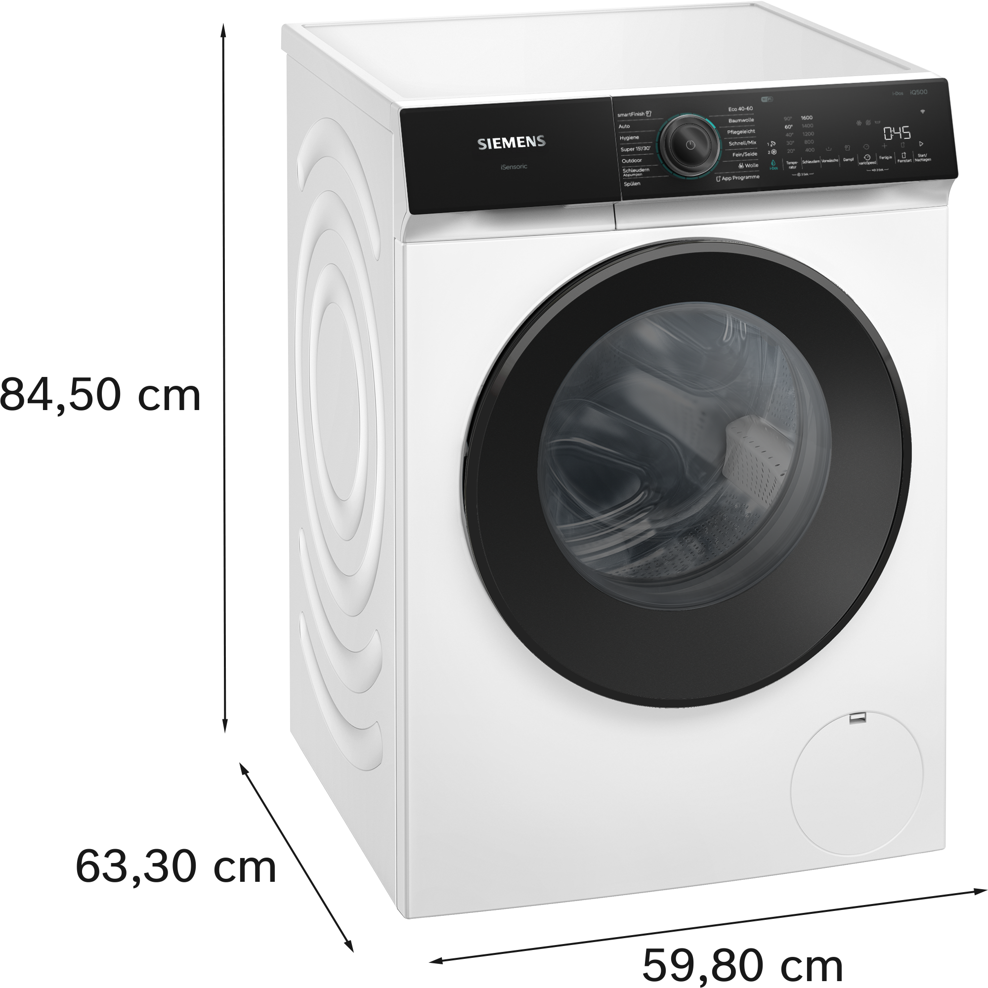 SIEMENS Waschmaschine iQ500 »WG56N2A40« 10 kg 1600 U/min