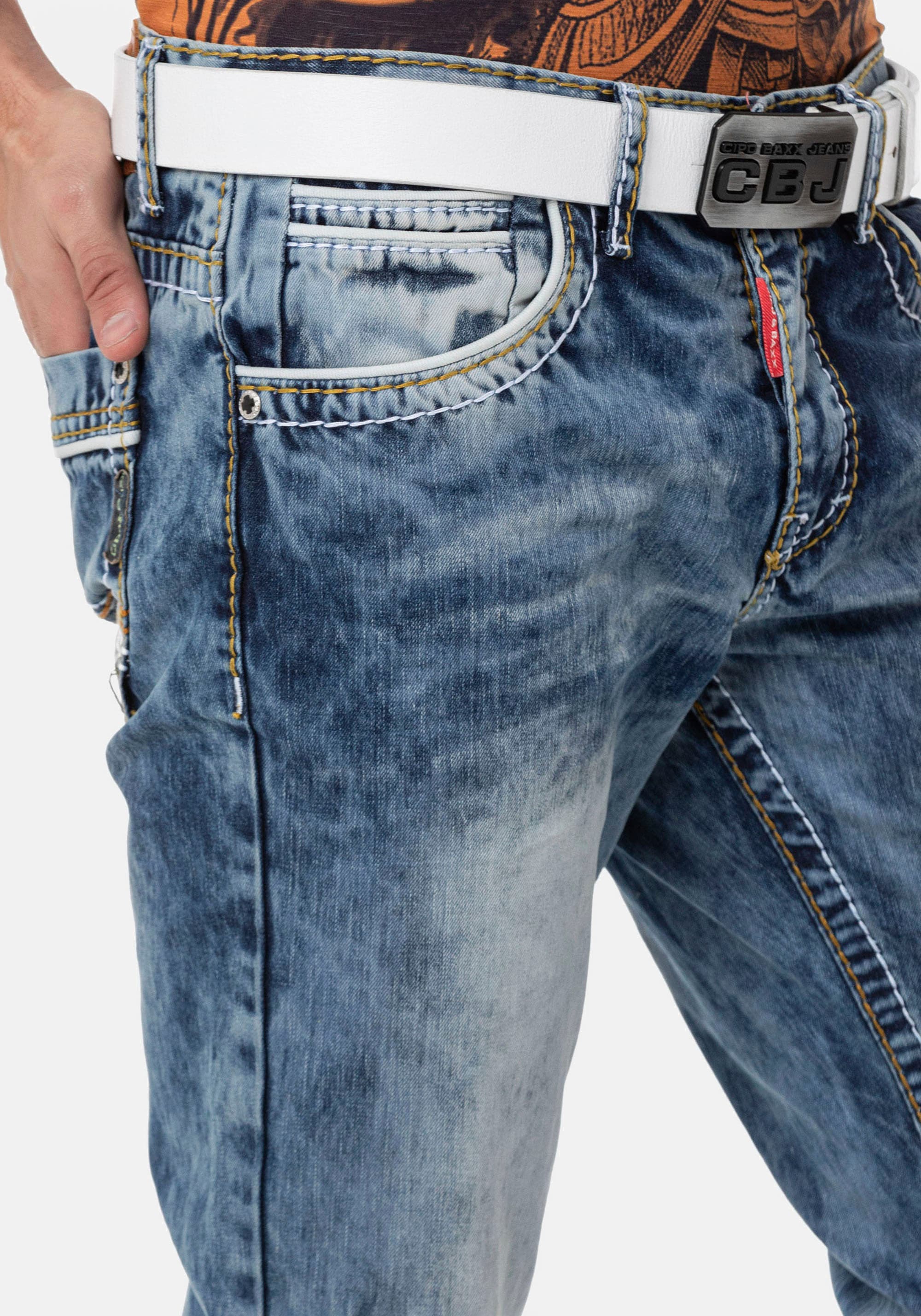 Cipo & Baxx Straight-Jeans