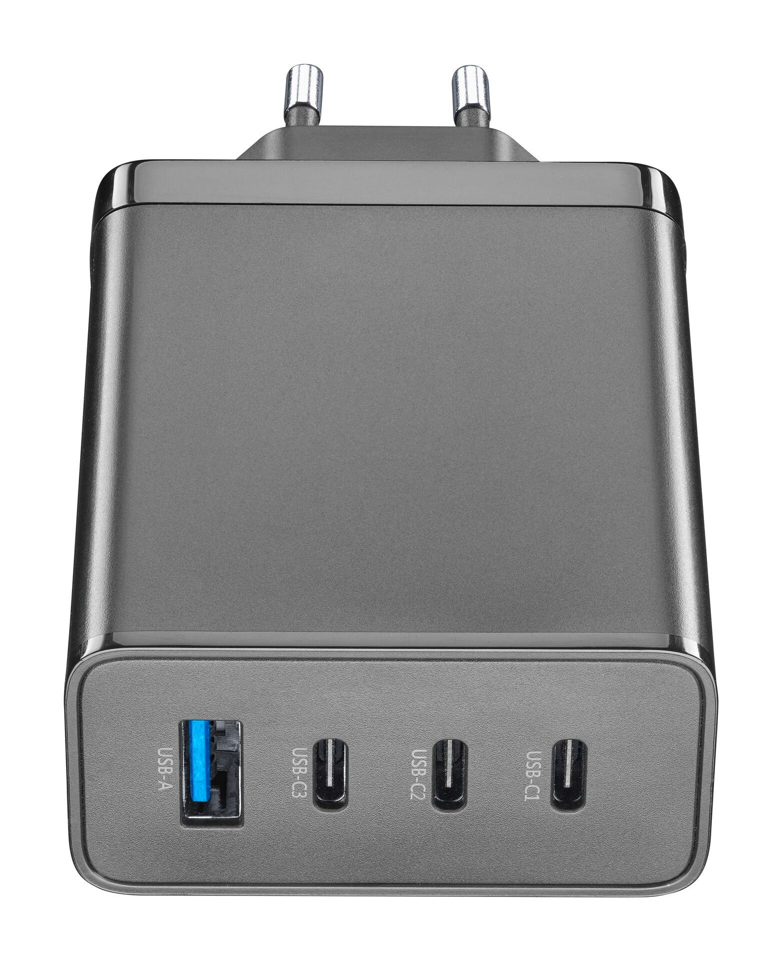 Cellularline USB-Ladegerät »Multipower Nano 100W Reiselader 4 Port GaN«, Apple iPhone, iPad, MacBook, Samsung Galaxy Tab, S23 S24, Google Pixel