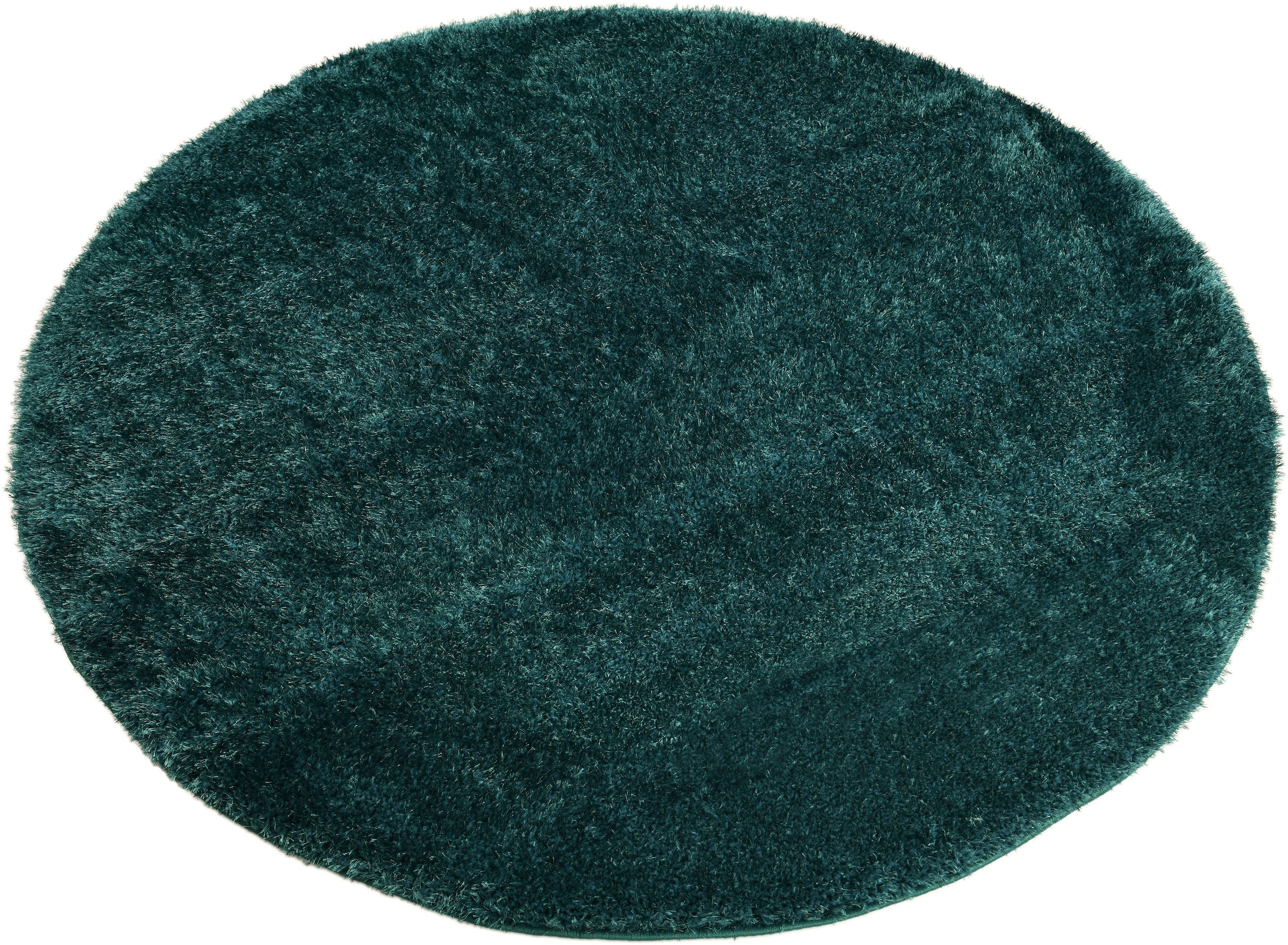 my home Hochflor-Teppich »Malin«, rund, 43 mm Höhe, Uni-Farben, leicht glänzend, besonders flauschig durch Mikrofaser