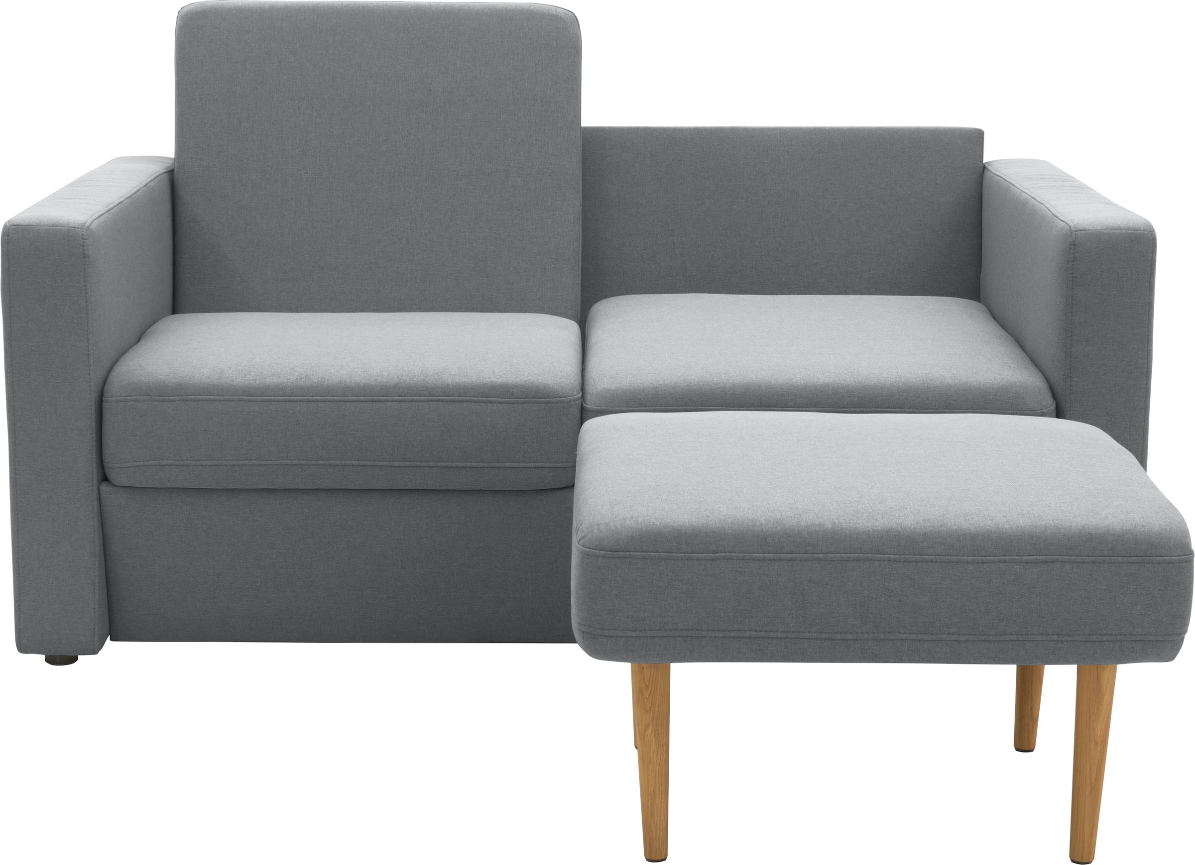 DOMO collection 2-Sitzer »Slunce, Outdoor-Raumwunder«, 2-Sitzer inkl. 2 Hocker, Outdoor geeignet